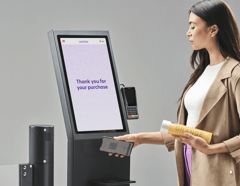 store location detection in a shopreme scan and go app - shopreme vector Exit Terminal