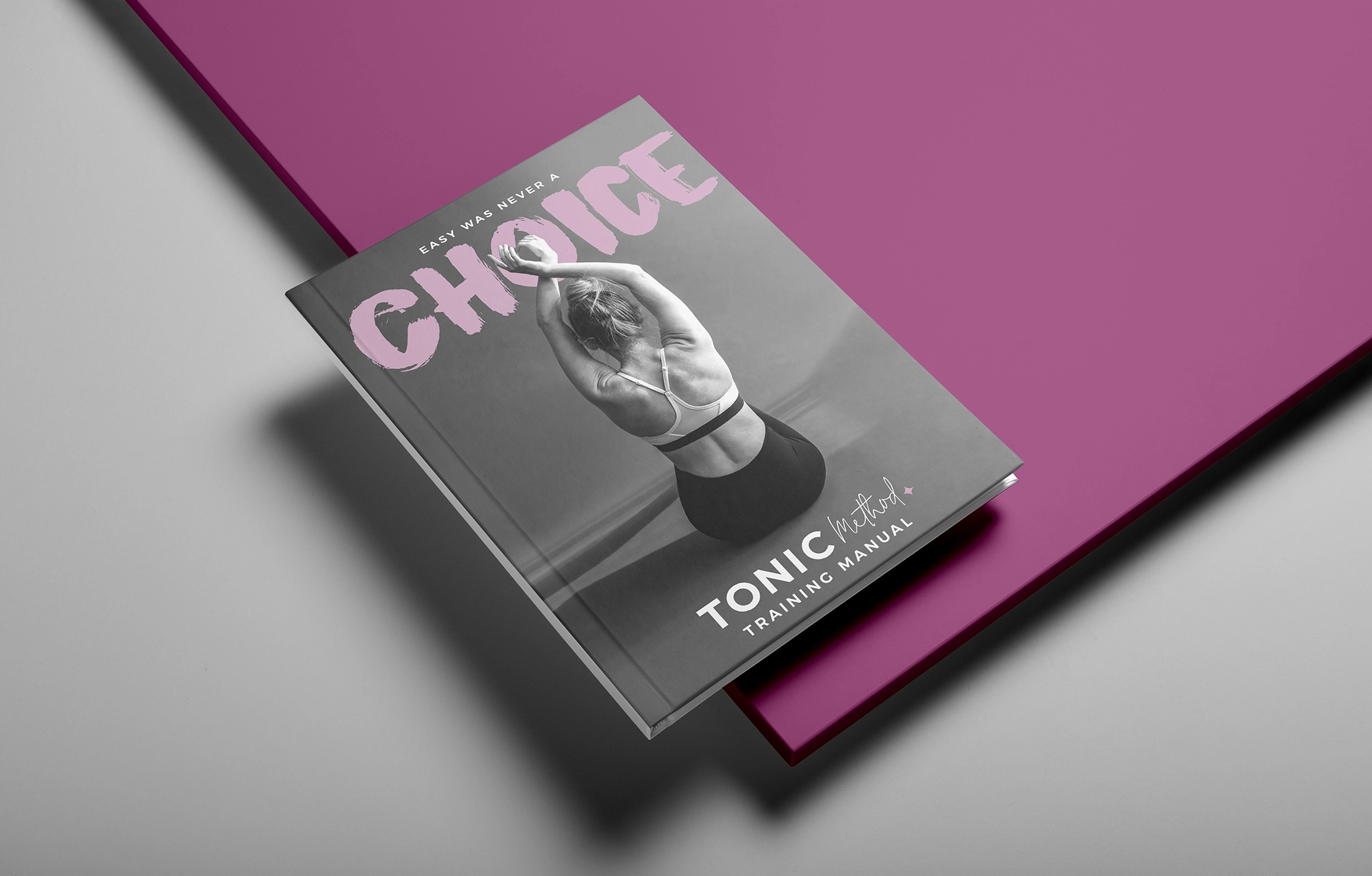 Brand booklet design for Tonic Method fitness studio