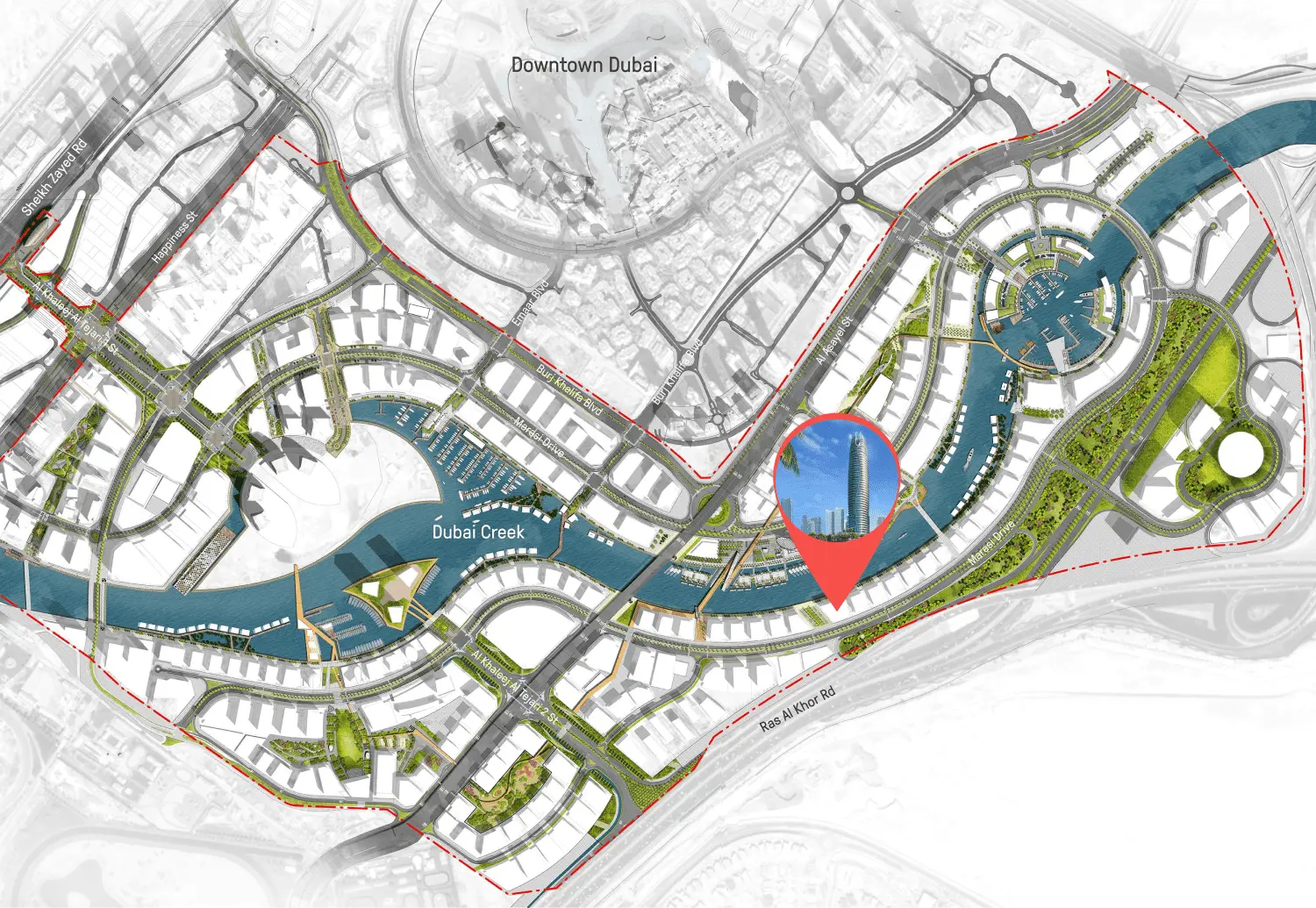 Altitude de Grisogono location map business bay