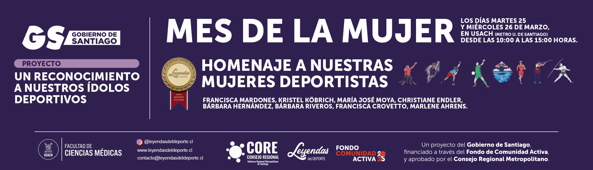 Mes de la mujer. Homenaje deportivo