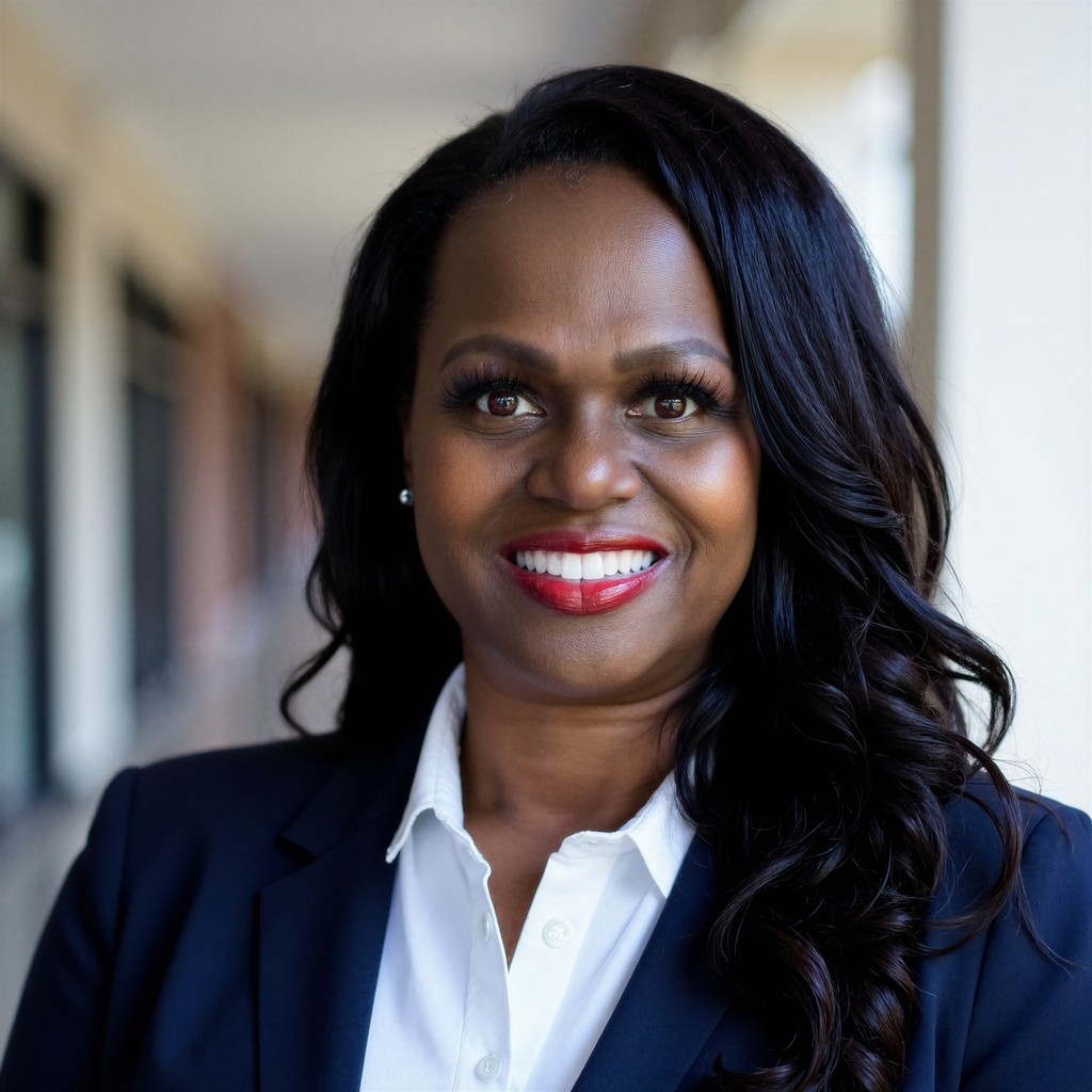 woman in gray coat singing on stage
