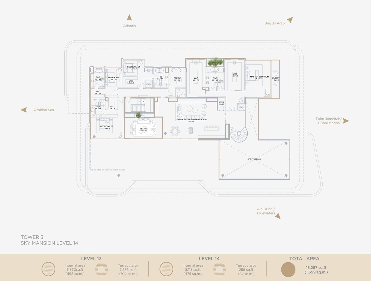 Serenia Living Upper 5-Bedroom Floor Plan