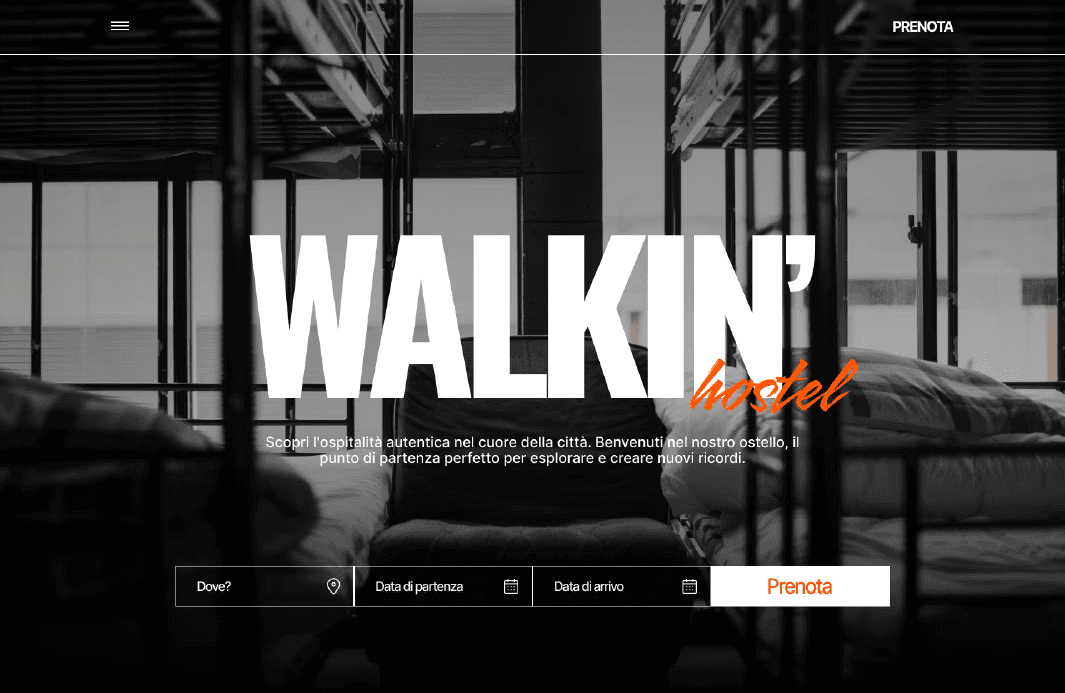 Walkin' hostel immagine di copertina sito web ostello