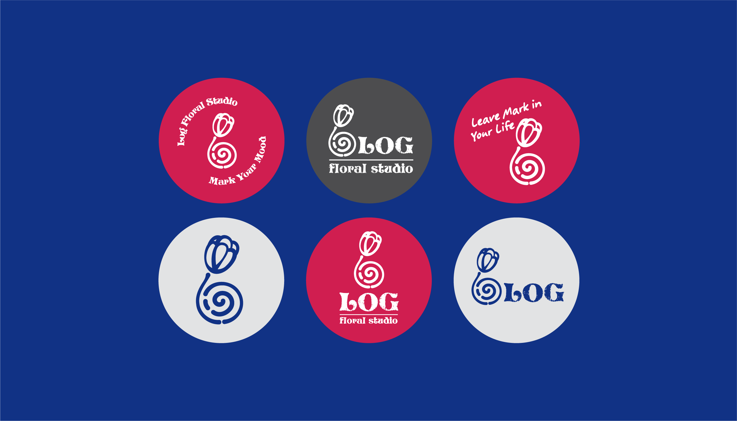 Log Floral studio Logo 展示