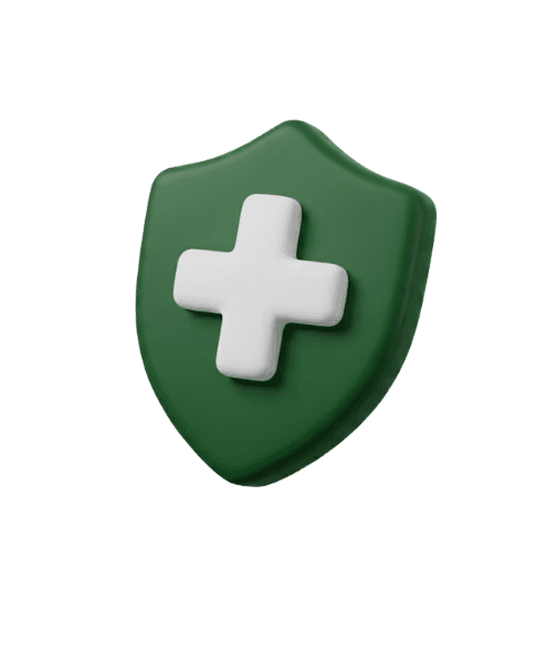 Red Cross Icon - Green