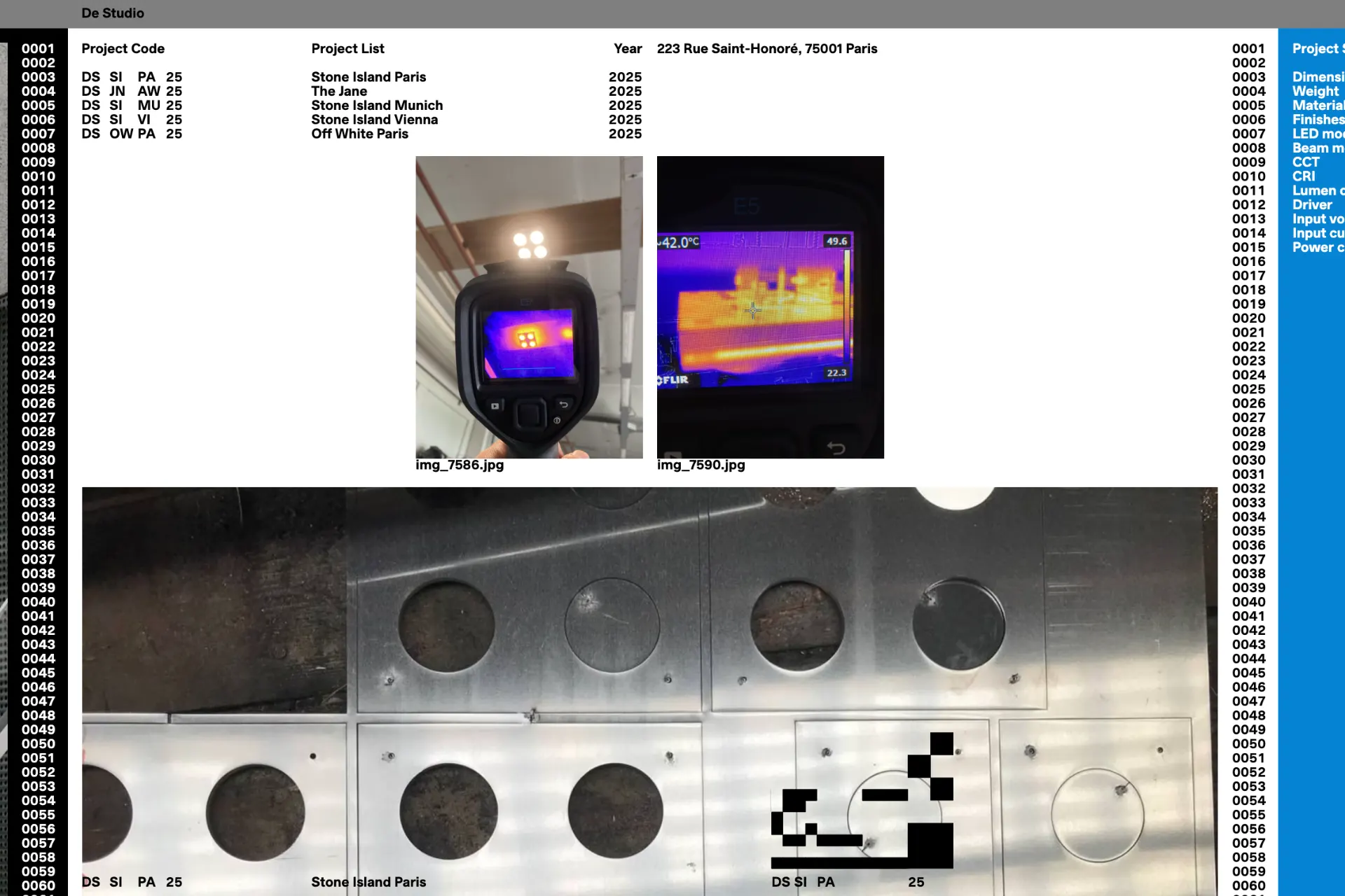 Screenshot of De Studio website