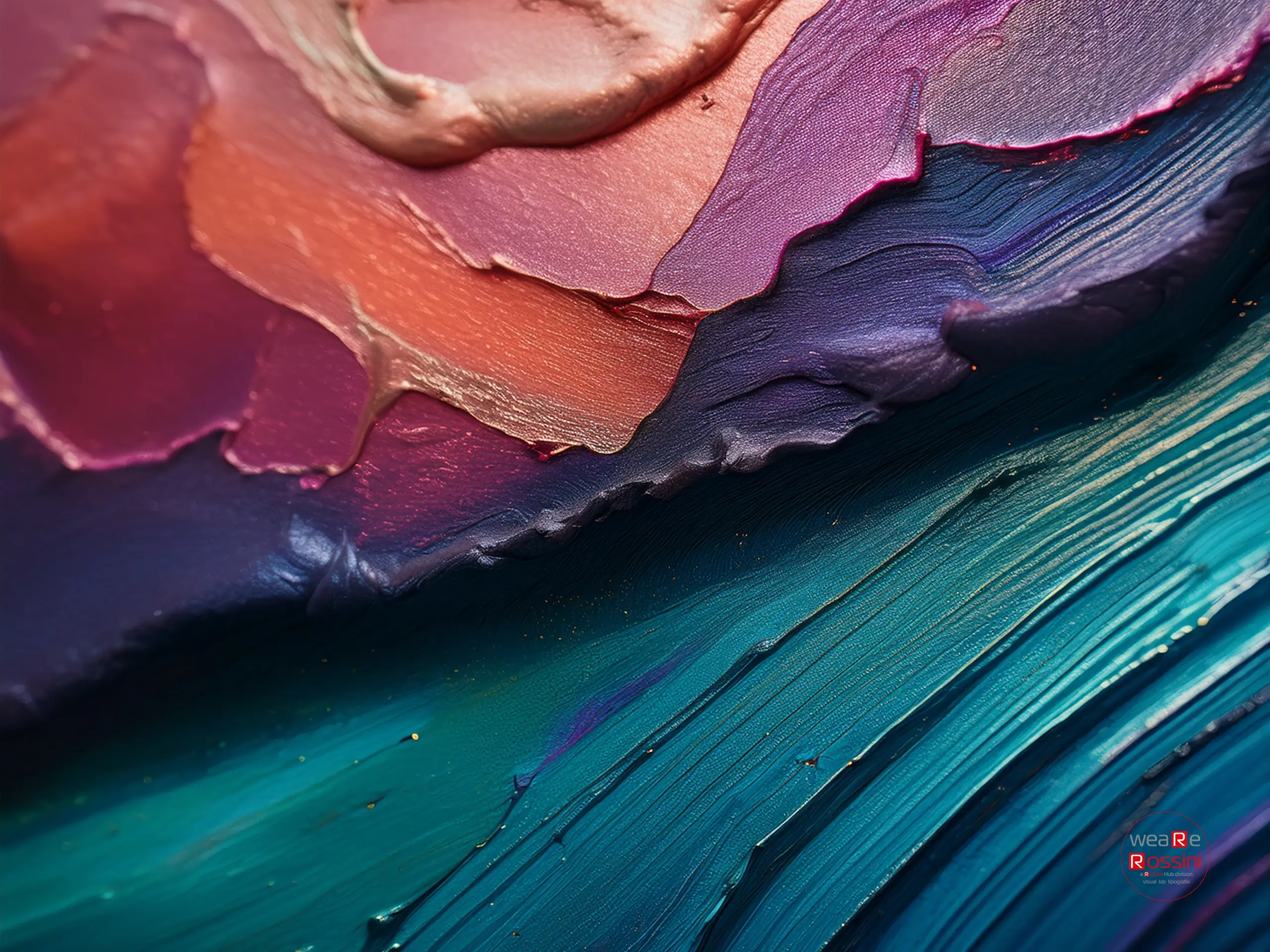 Dettaglio stampa Elevate con texture in rilievo