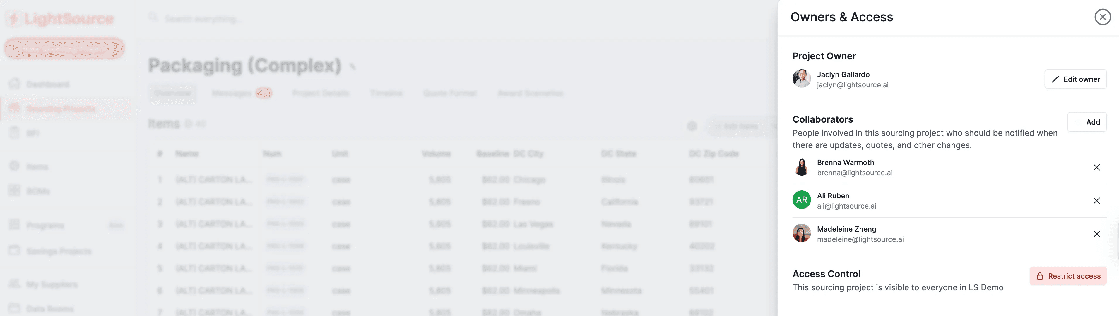 bill of materials management