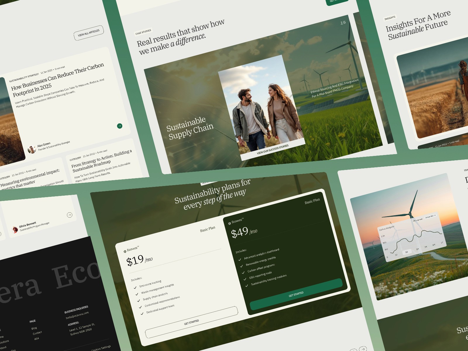 Ecovera — 现代专业网站设计灵感