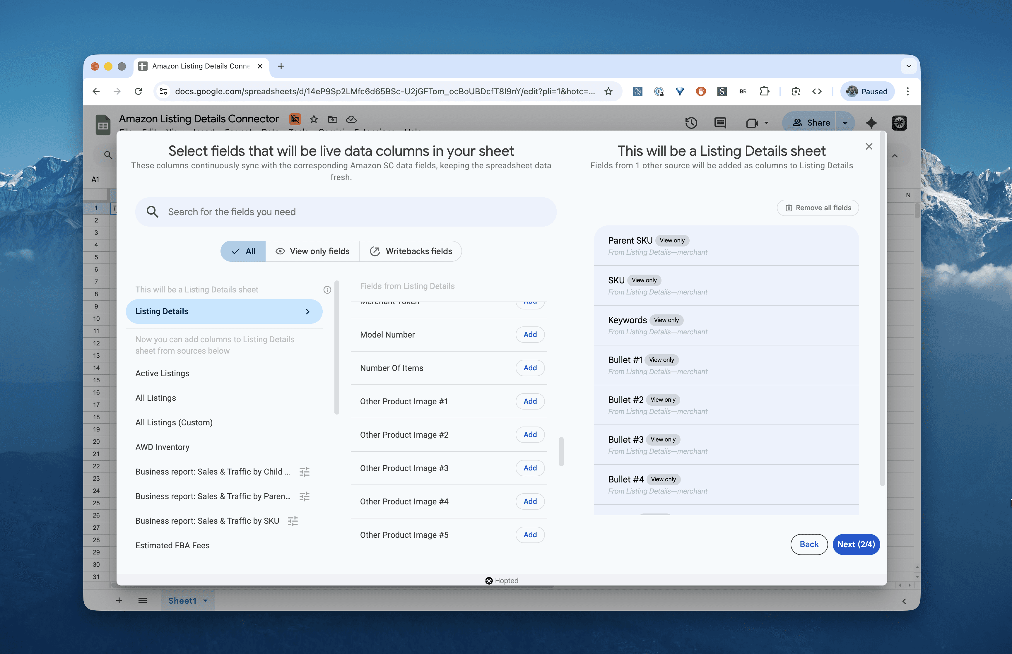Amazon Listing Details