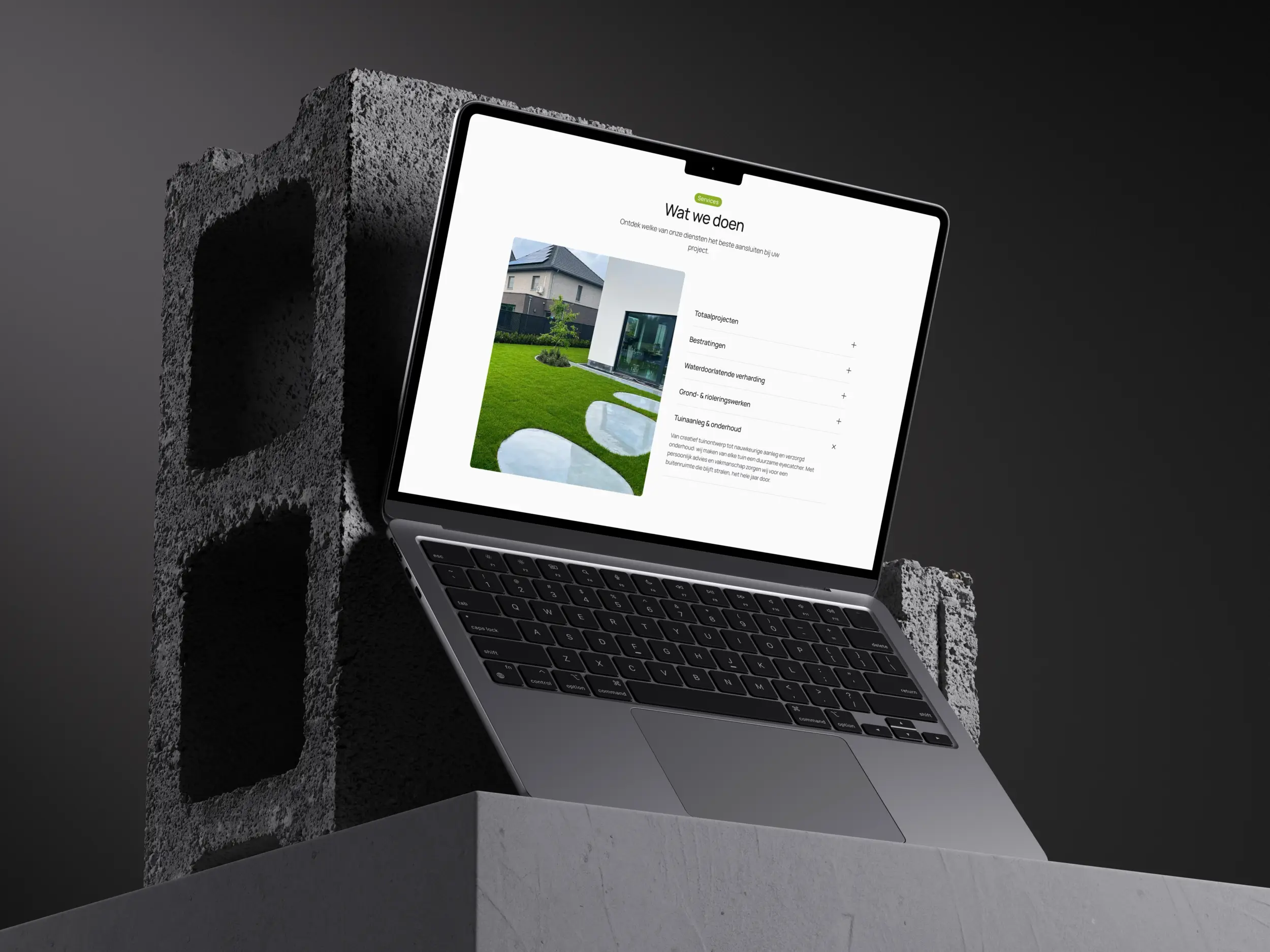 UX/UI Design, de manier voor hoge conversie, klant Boogerd Bestratingen - FuturPhase Agency.