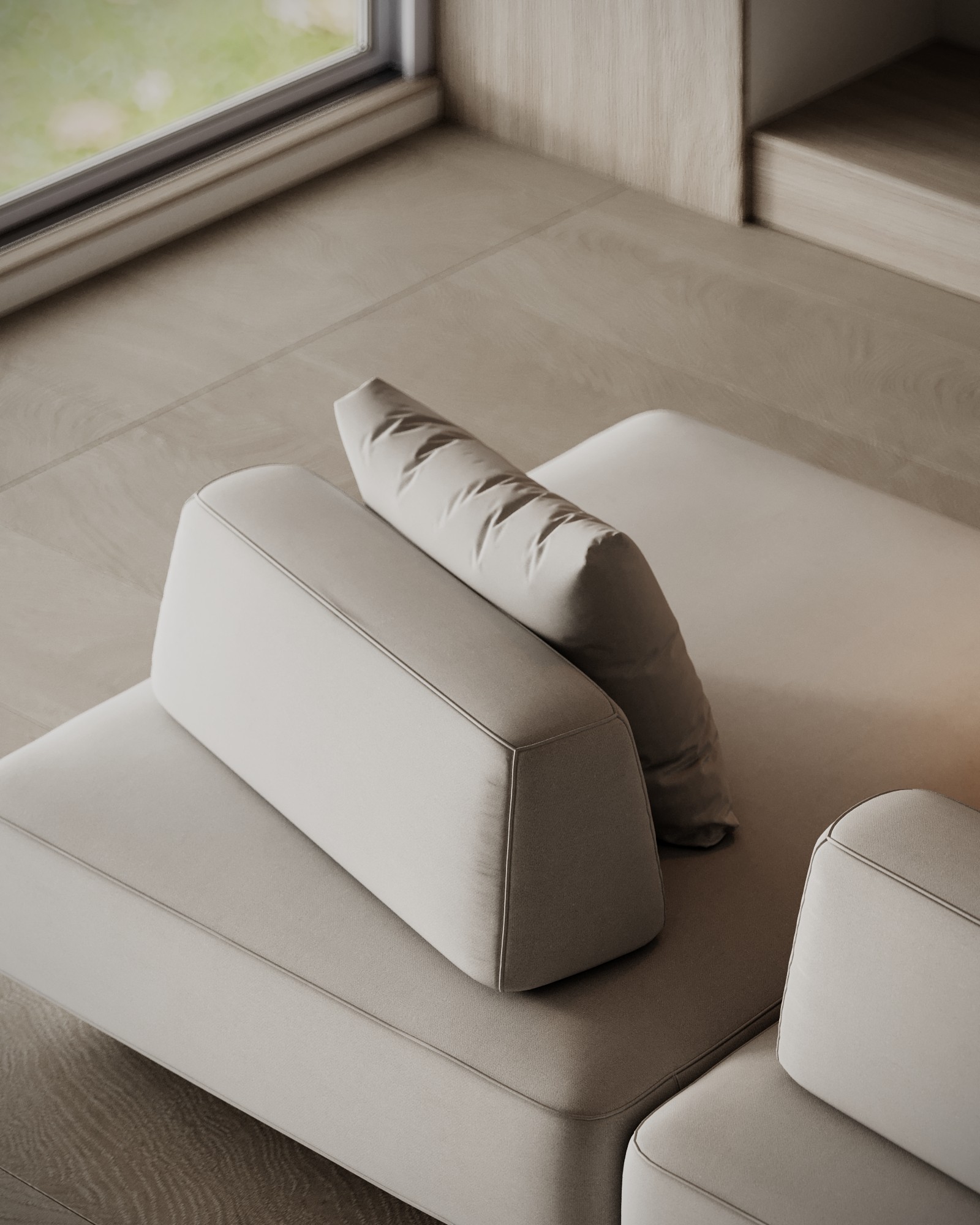 Woman Sit On The Floor