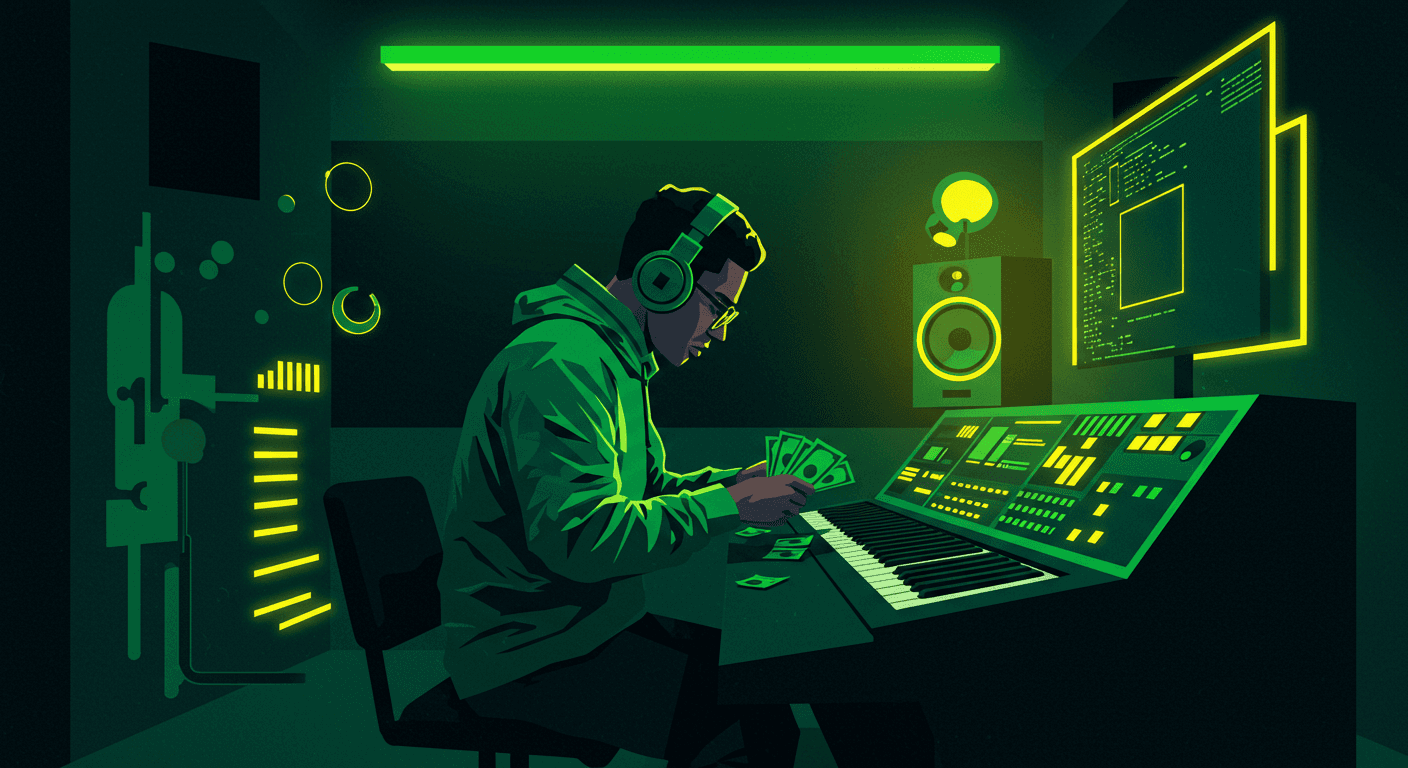 music producer maknig money