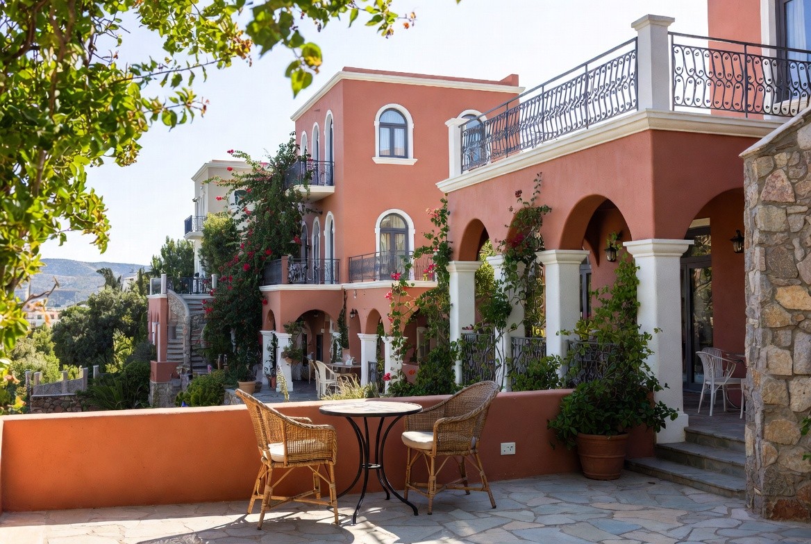 Exterior view of the hotel