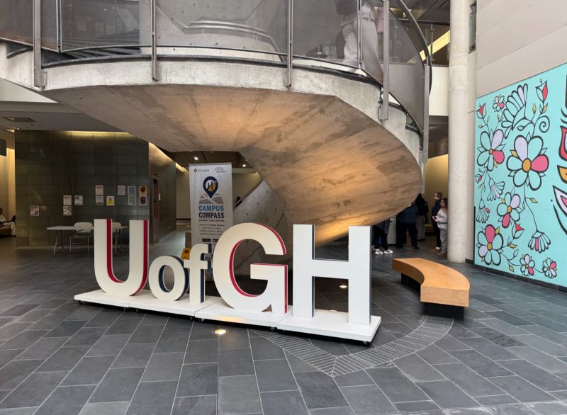 Western Technical-Commercial School students pitching digital health campaigns at University of Guelph-Humber during SHSM workshop with PIH Canada