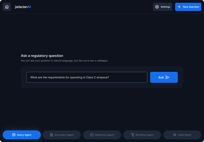 jadacianAI prototype screenshot