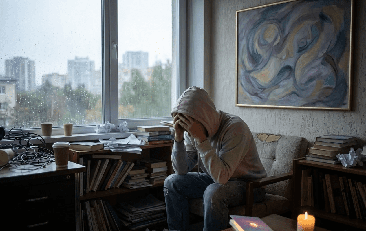 A_reflective_figure_sitting_in_deep_thought_embody heso blog