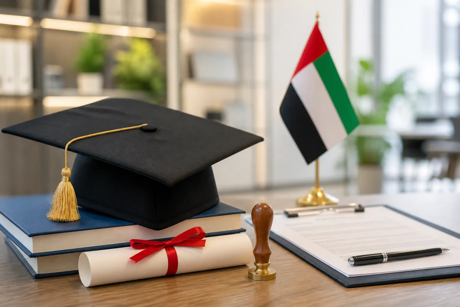 UAE degree equivalency and MOE attestation process