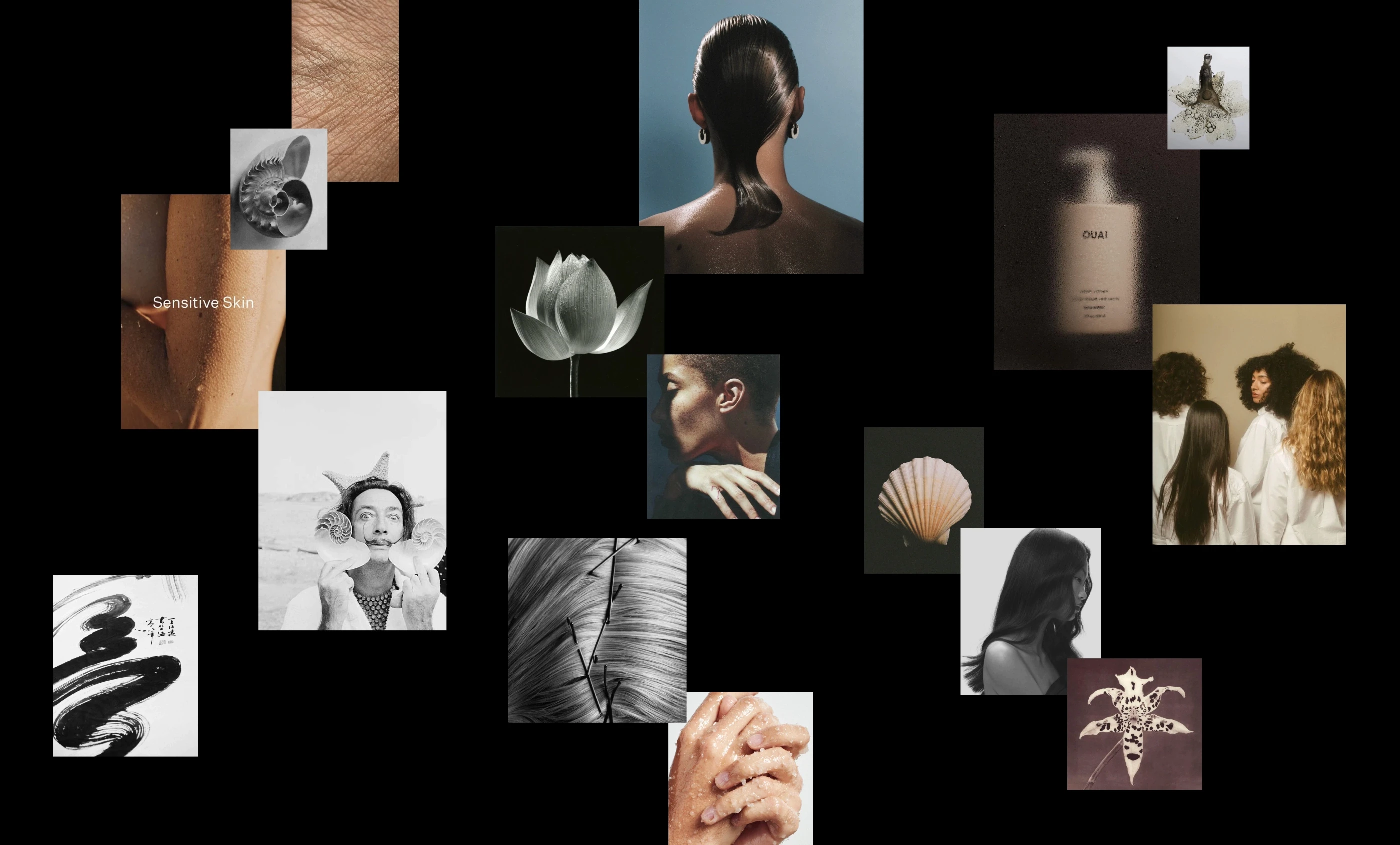 Luxury brand identity design for a beauty salon