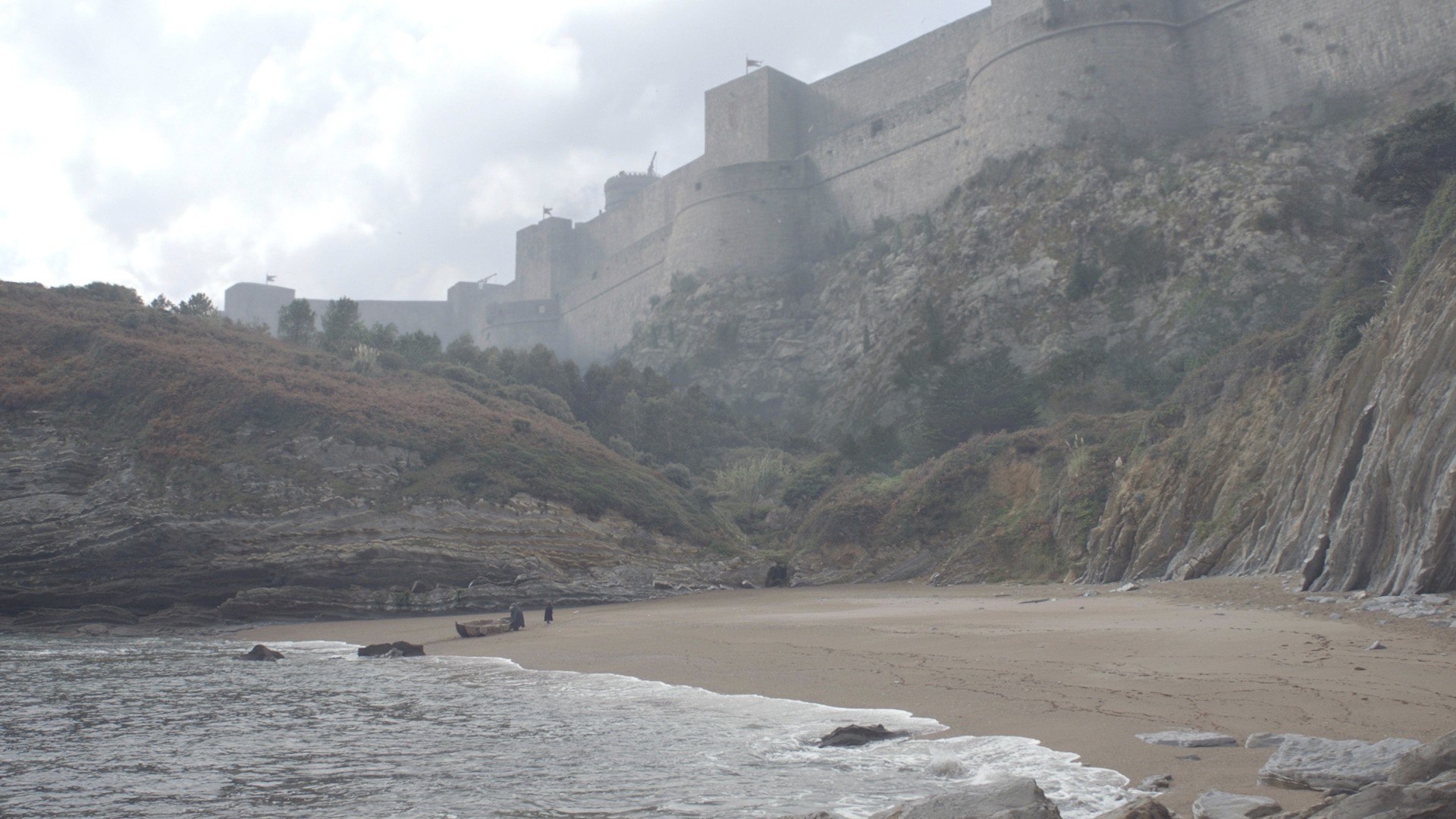 Matte Painting of the outer walls of King's Landing, by Simone De Salvatore