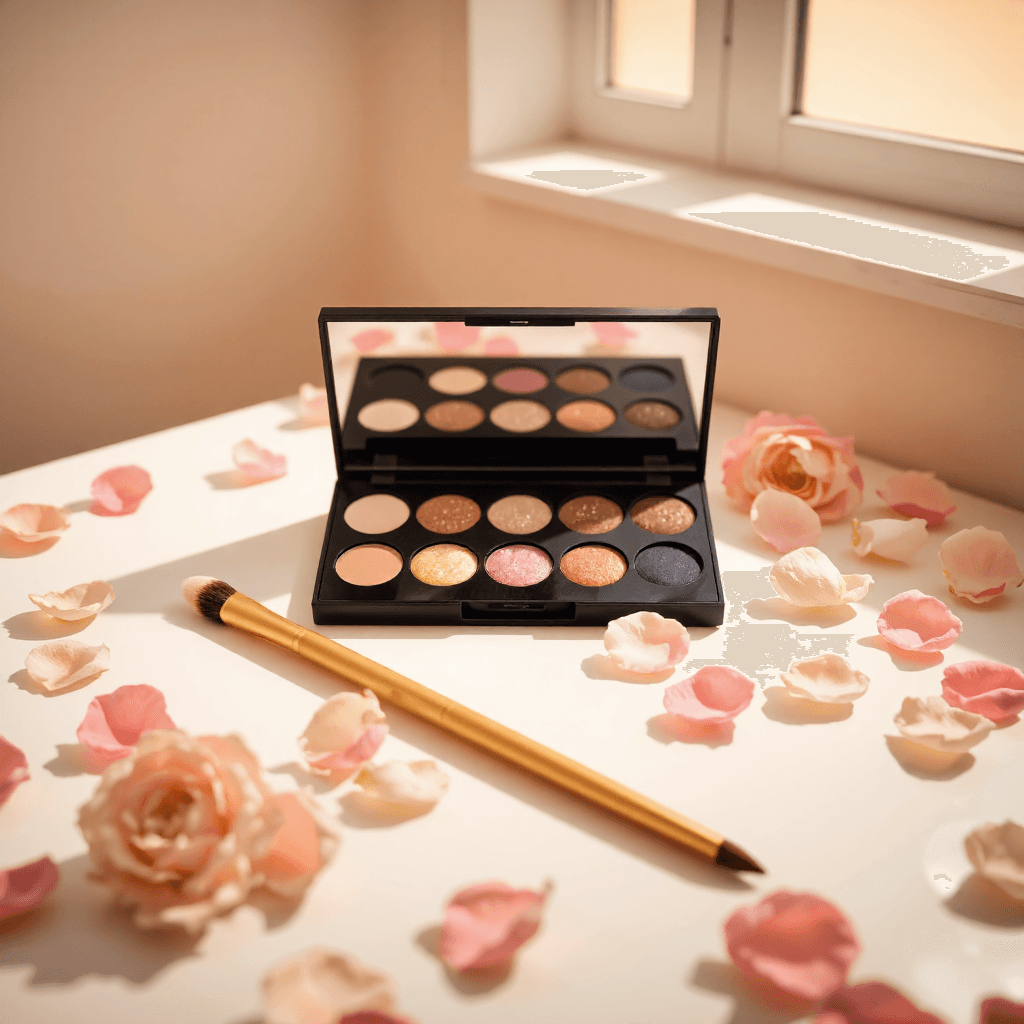 product photography of Cosmetics - Eyeshadow Palette