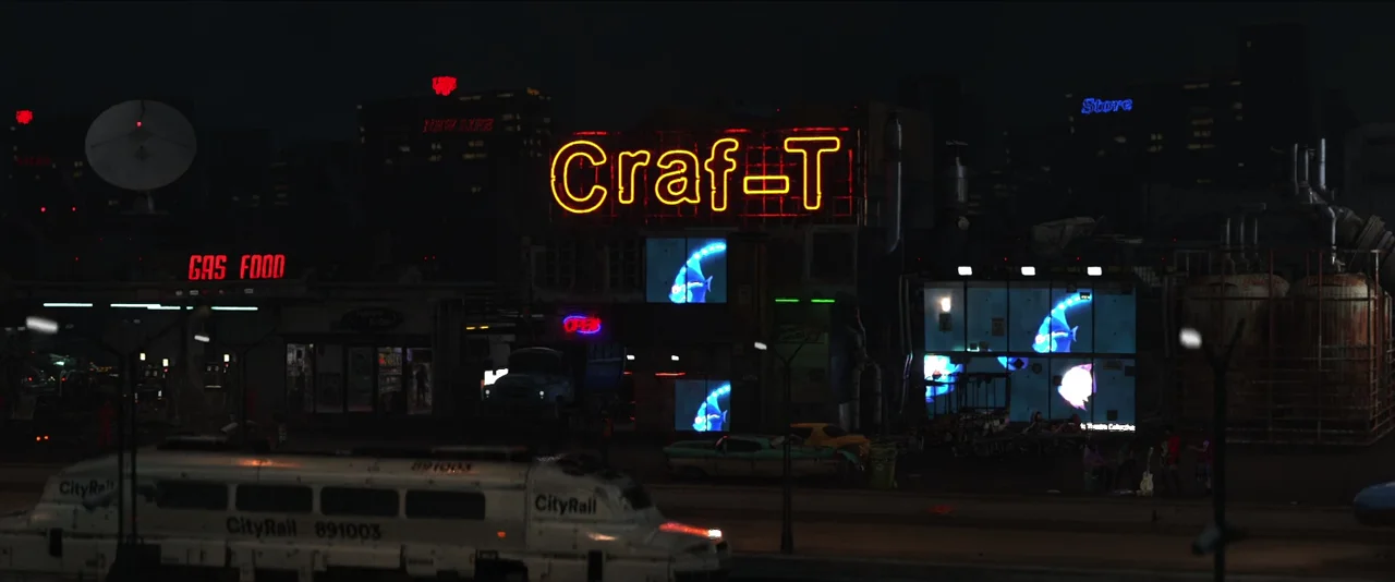 CGI Futuristic Promo — colour-grading progression preview