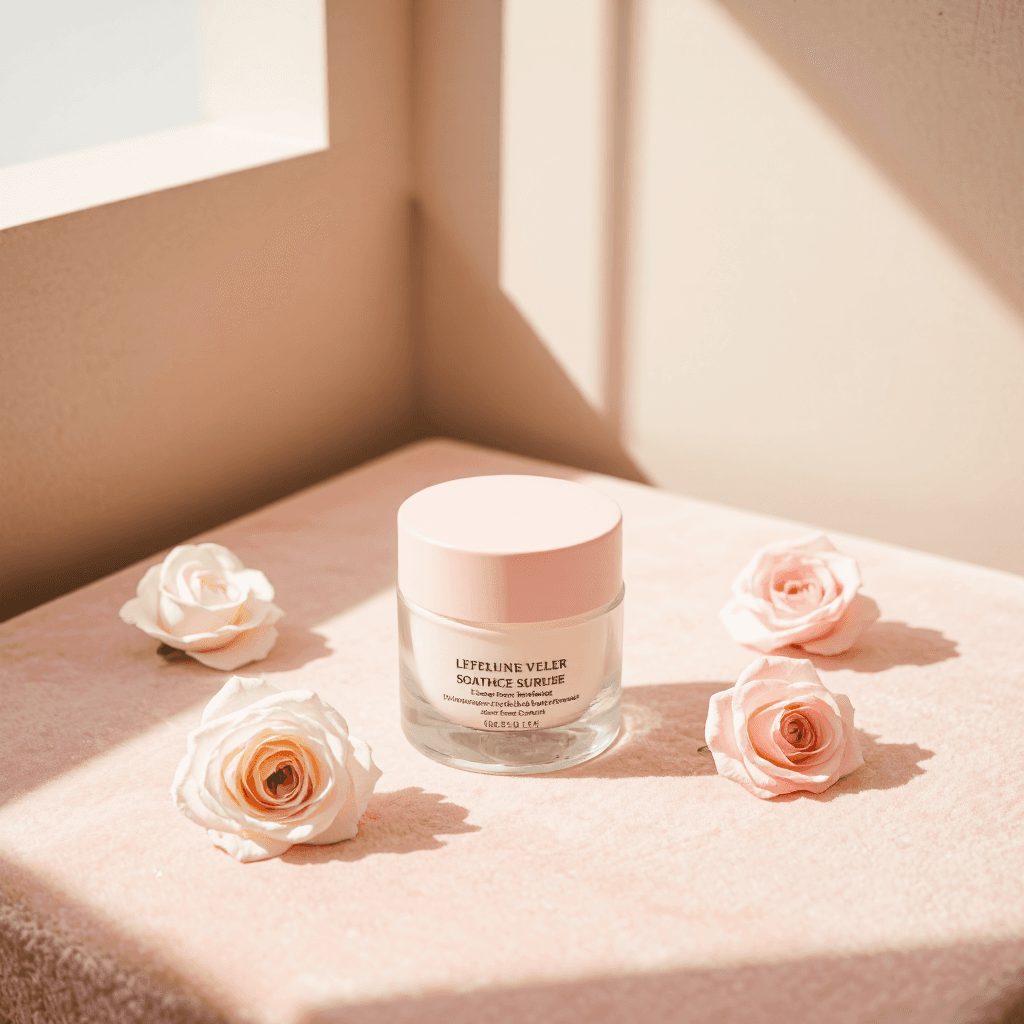 product photography of a jar of lip sleeping mask