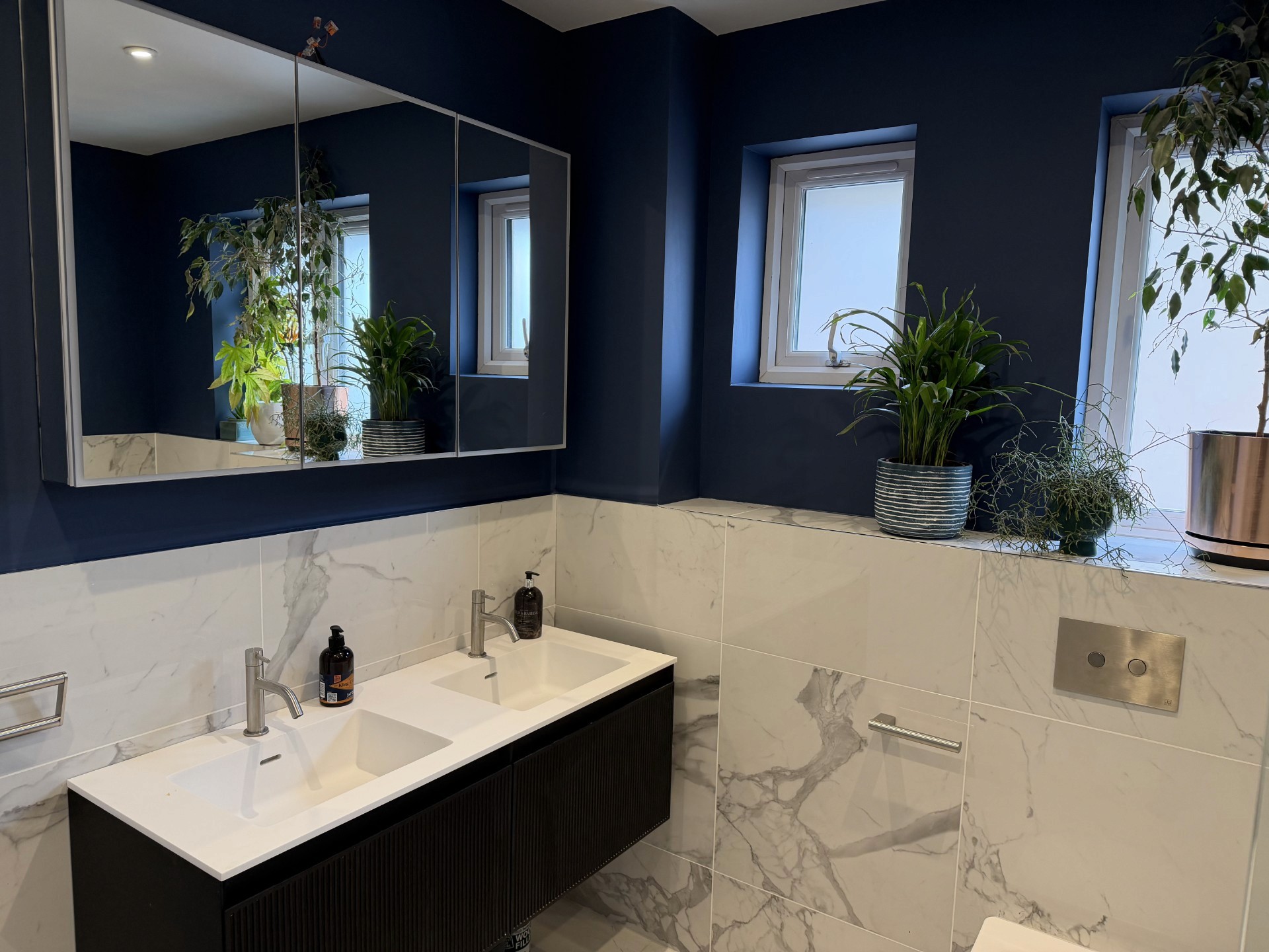 kitchen with door opened