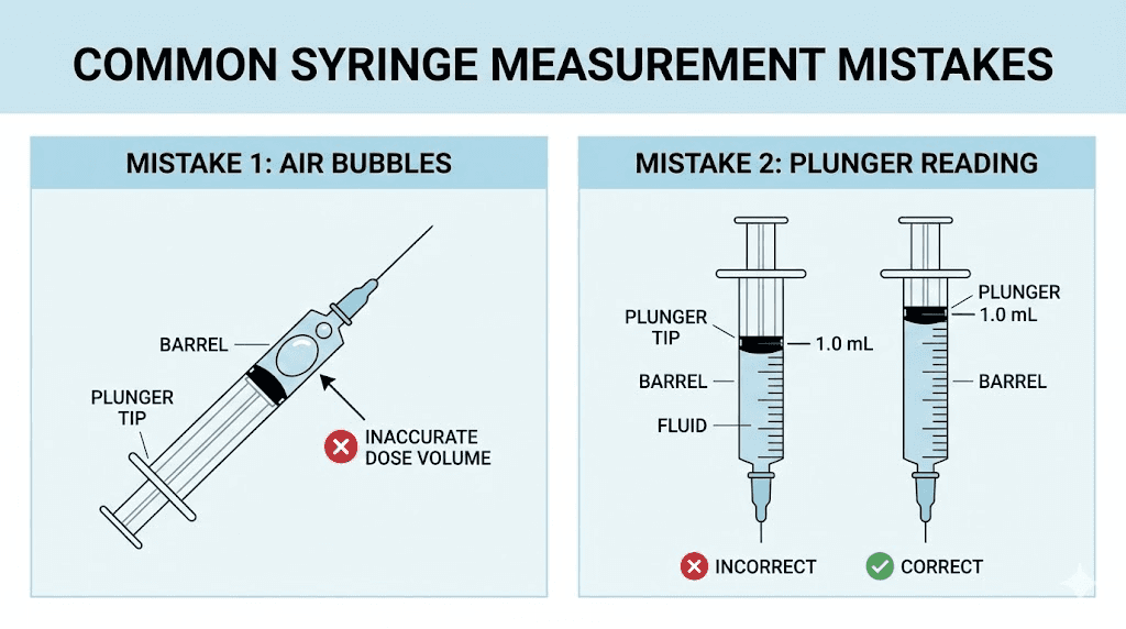 Common tirzepatide syringe measurement mistakes and how to avoid them