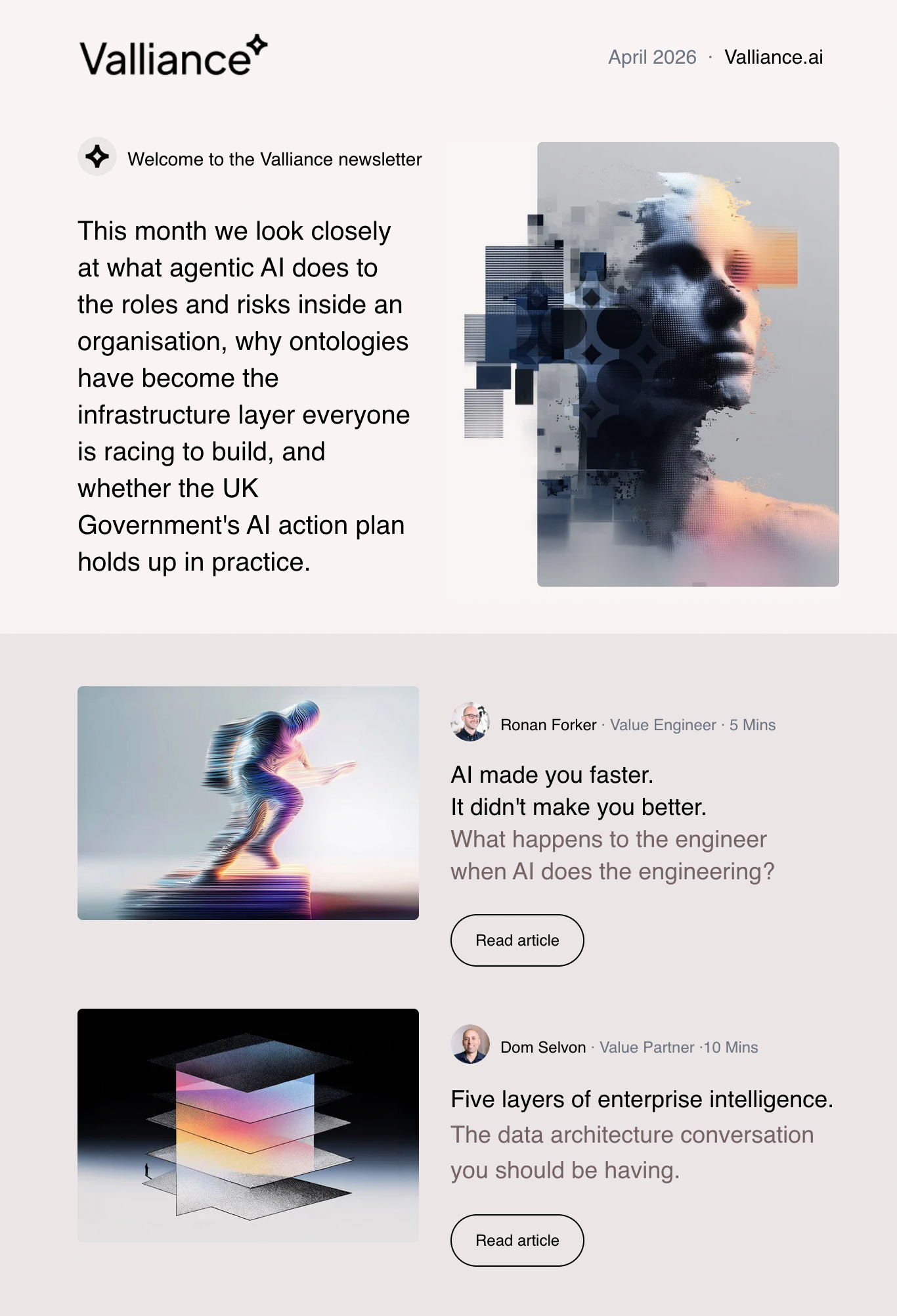 Valliance AI Newsletter - April Edition