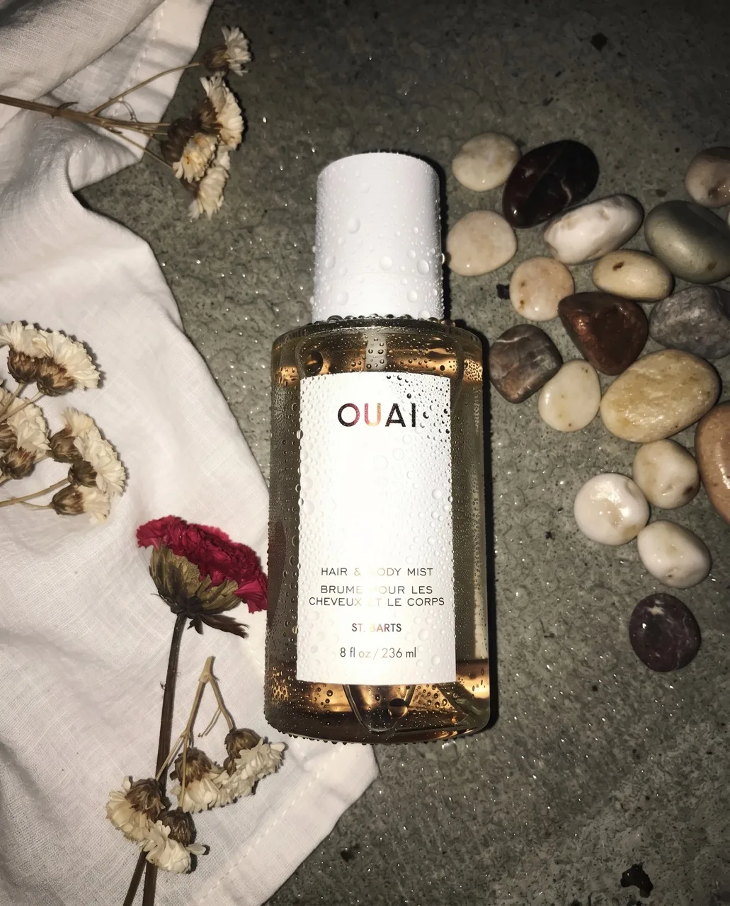 OUAI Hair & Body Mist photography AI