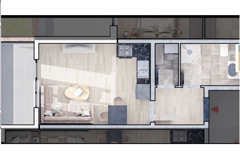 Едностаен апартамент за продажба в град София Люлин 10 до бул. Сливница