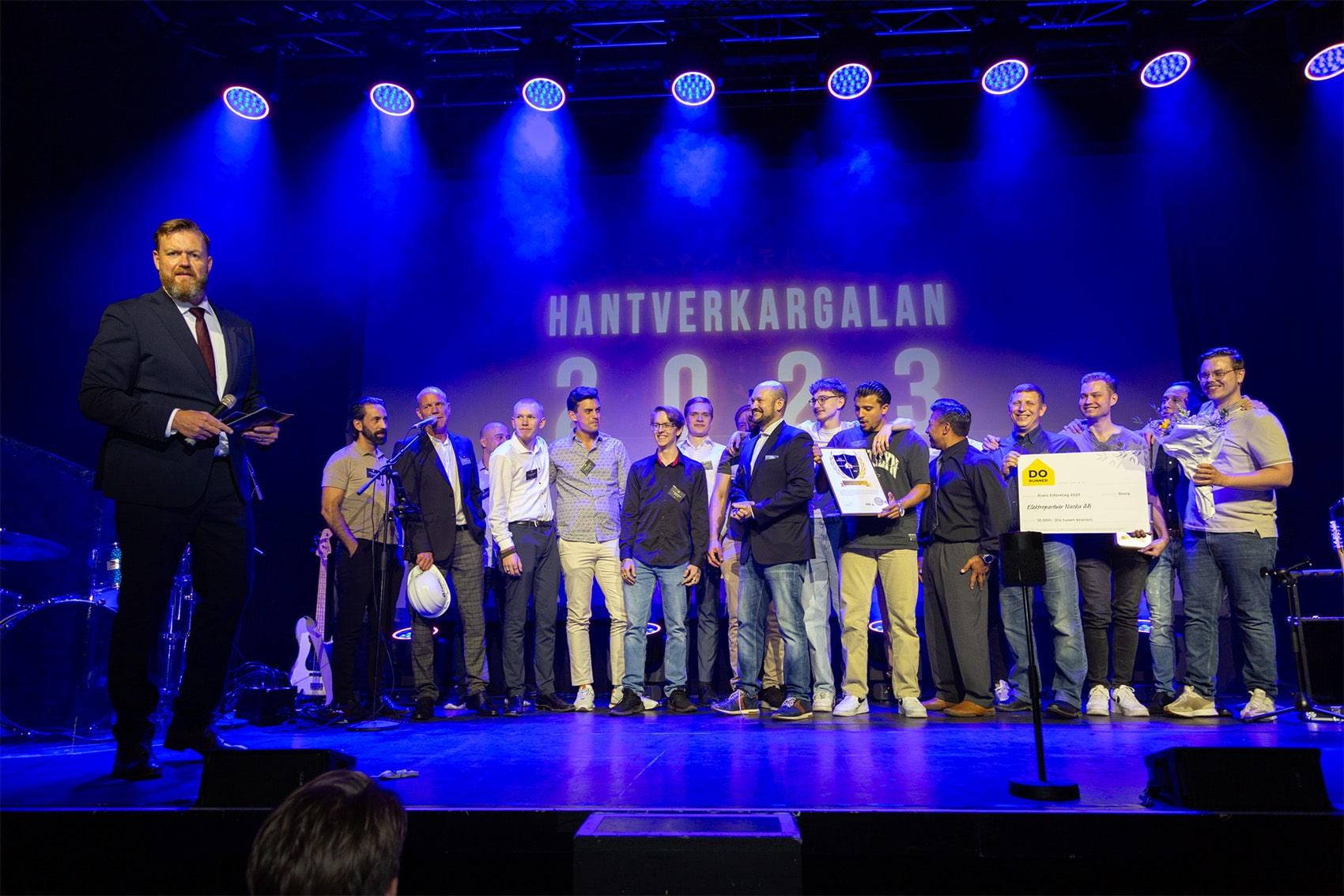 Image of Elektropartner winning the hantverkargalan 2023