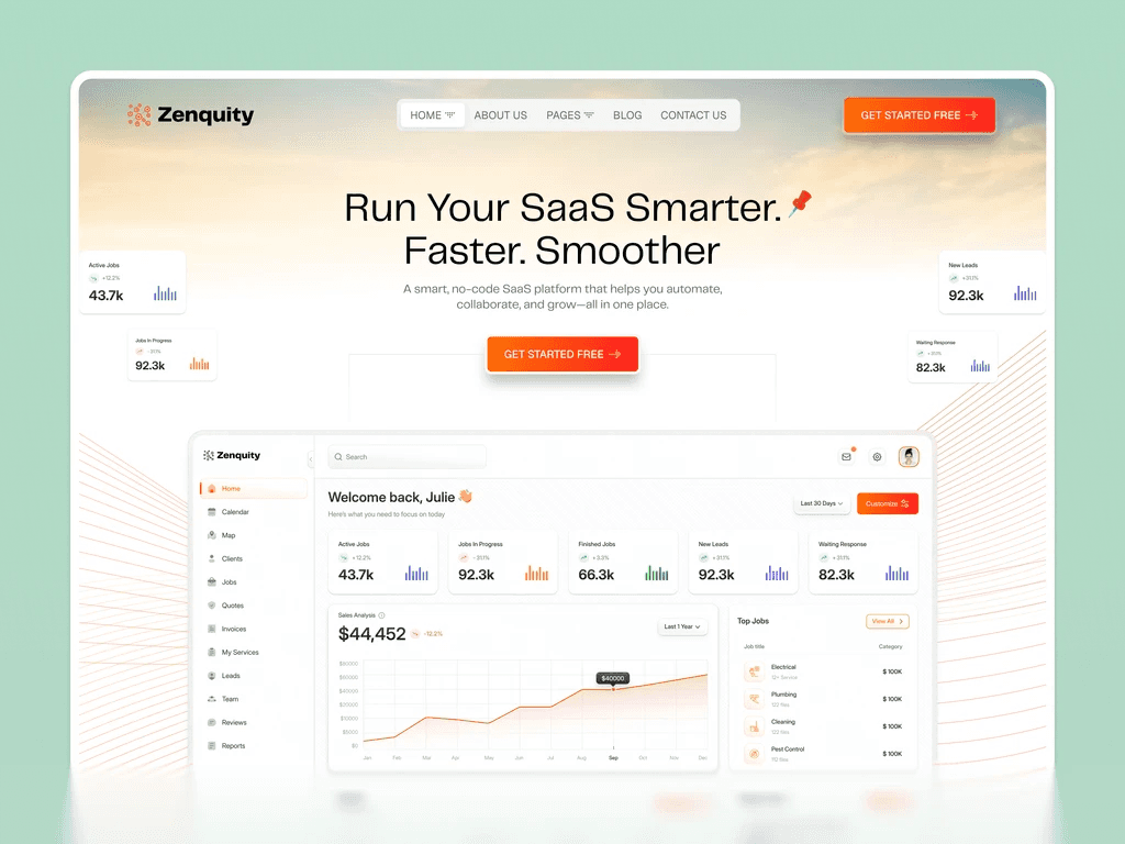 Best Webflow Templates With CMS