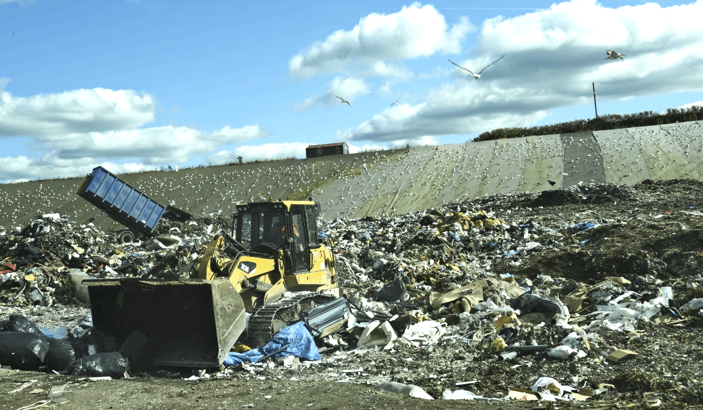 Getliņi EKO, the Baltics' largest landfill and the site of our brief.