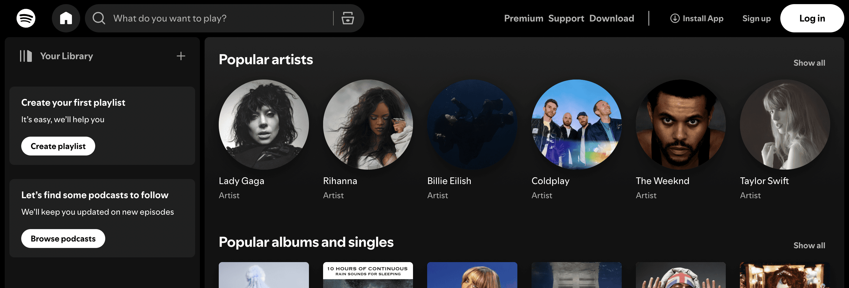 Spotify - Designing an eCommerce website