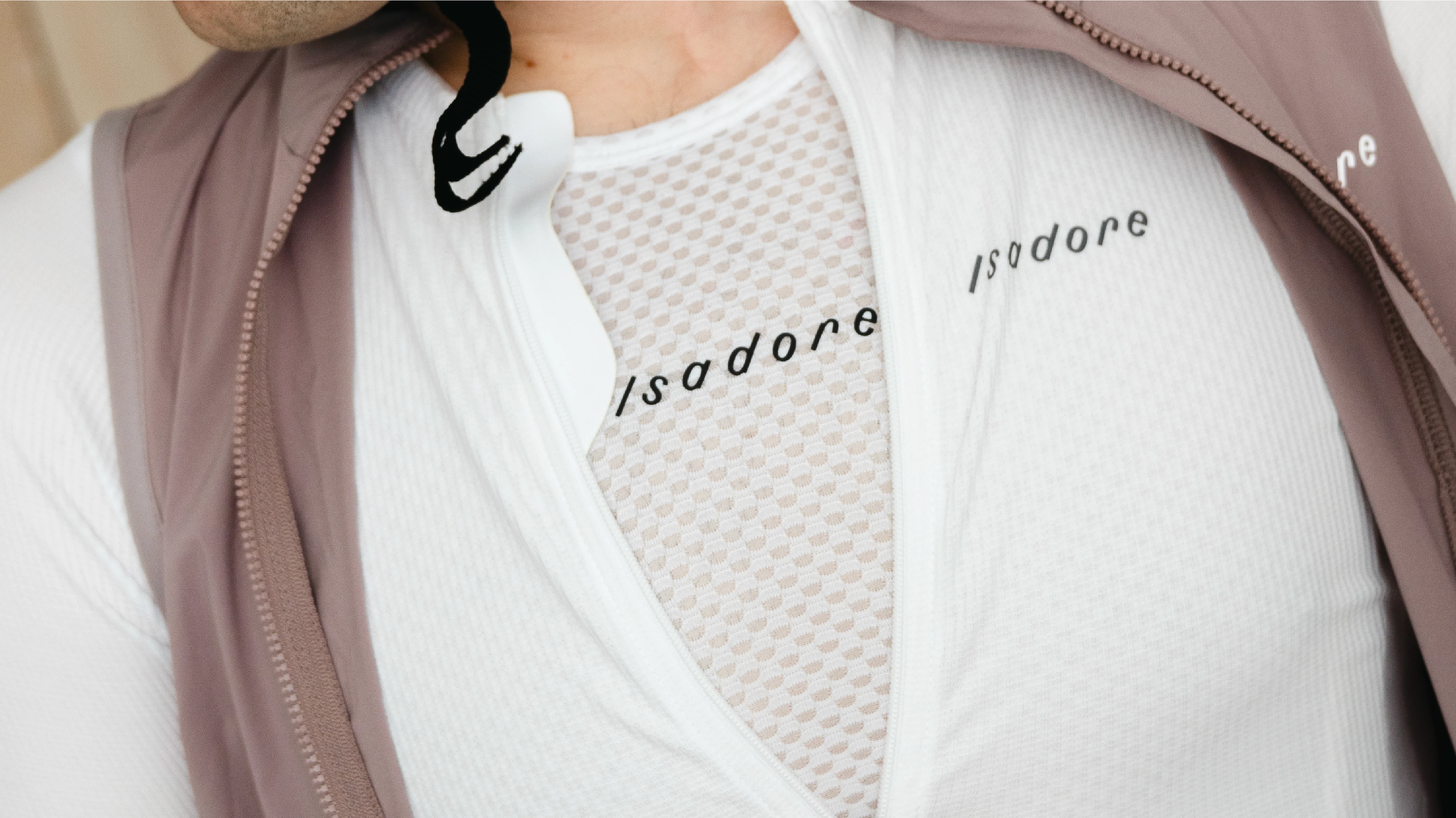 close look on a logo.