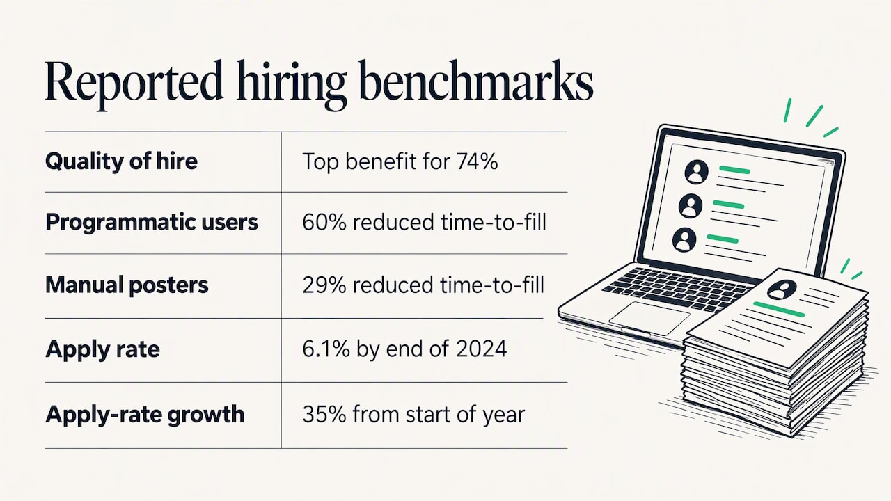 Benchmarks for programmatic recruitment advertising results