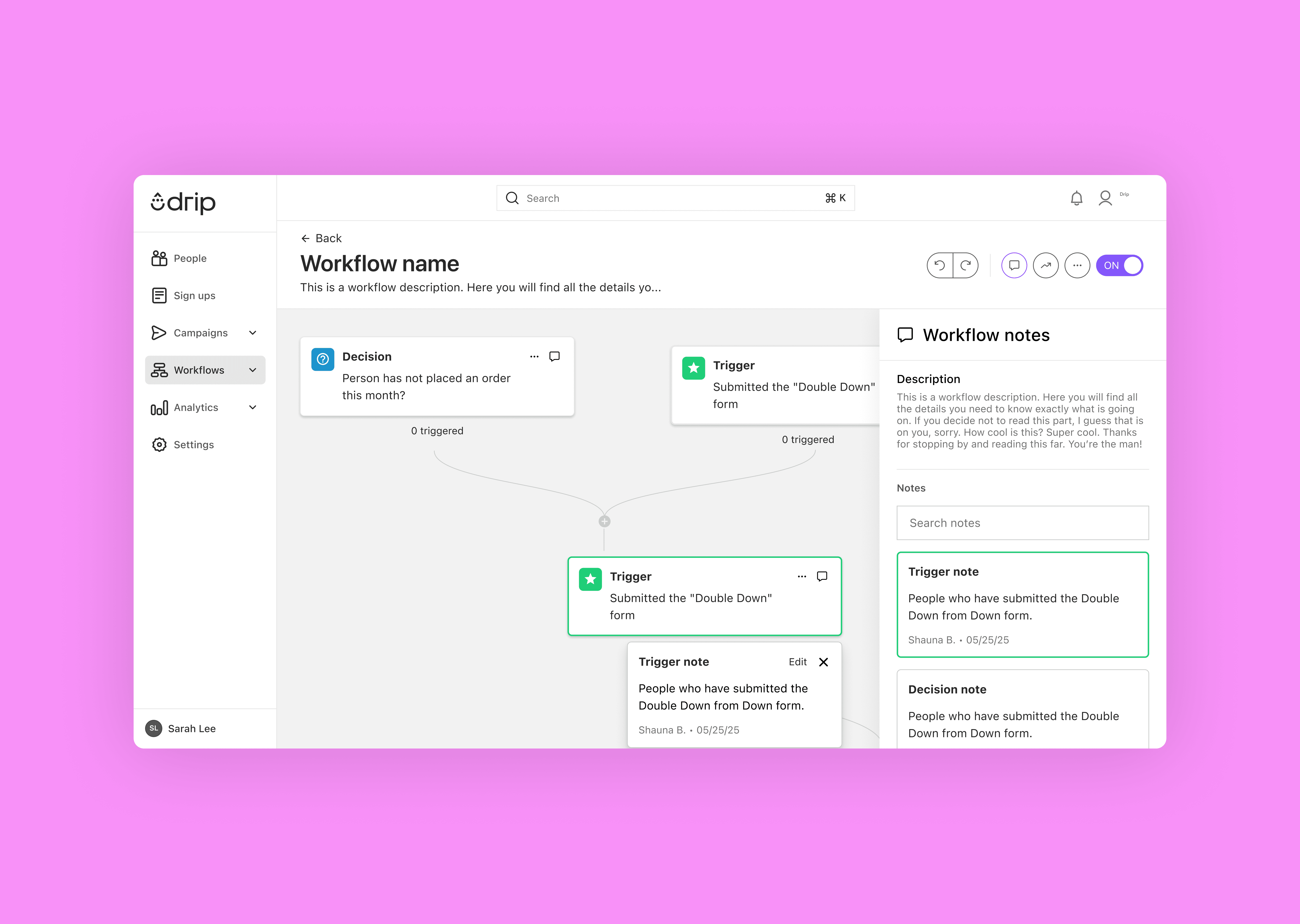 App Homepage