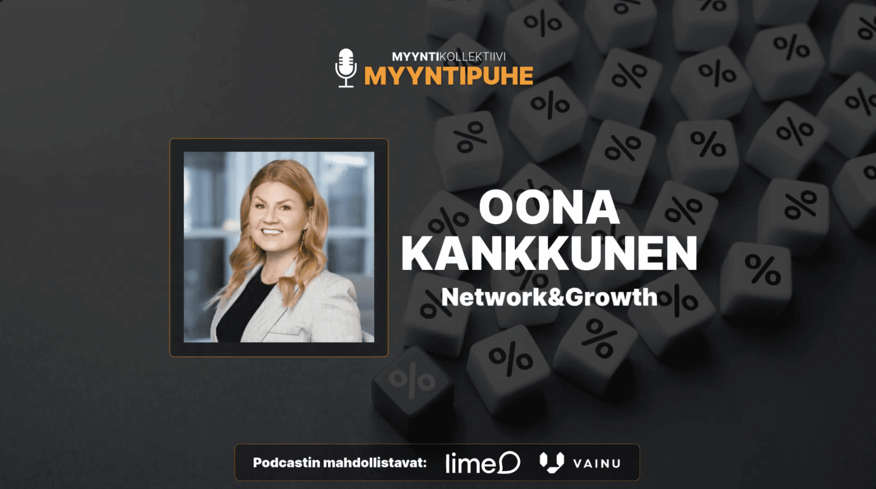Oona Kankkunen Myyntipuhe-podcastin vieraana