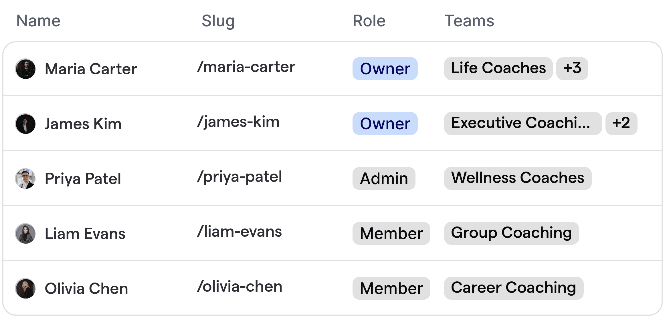 Automated client routing for life coaching teams, assigning bookings to the right coach based on expertise and availability.