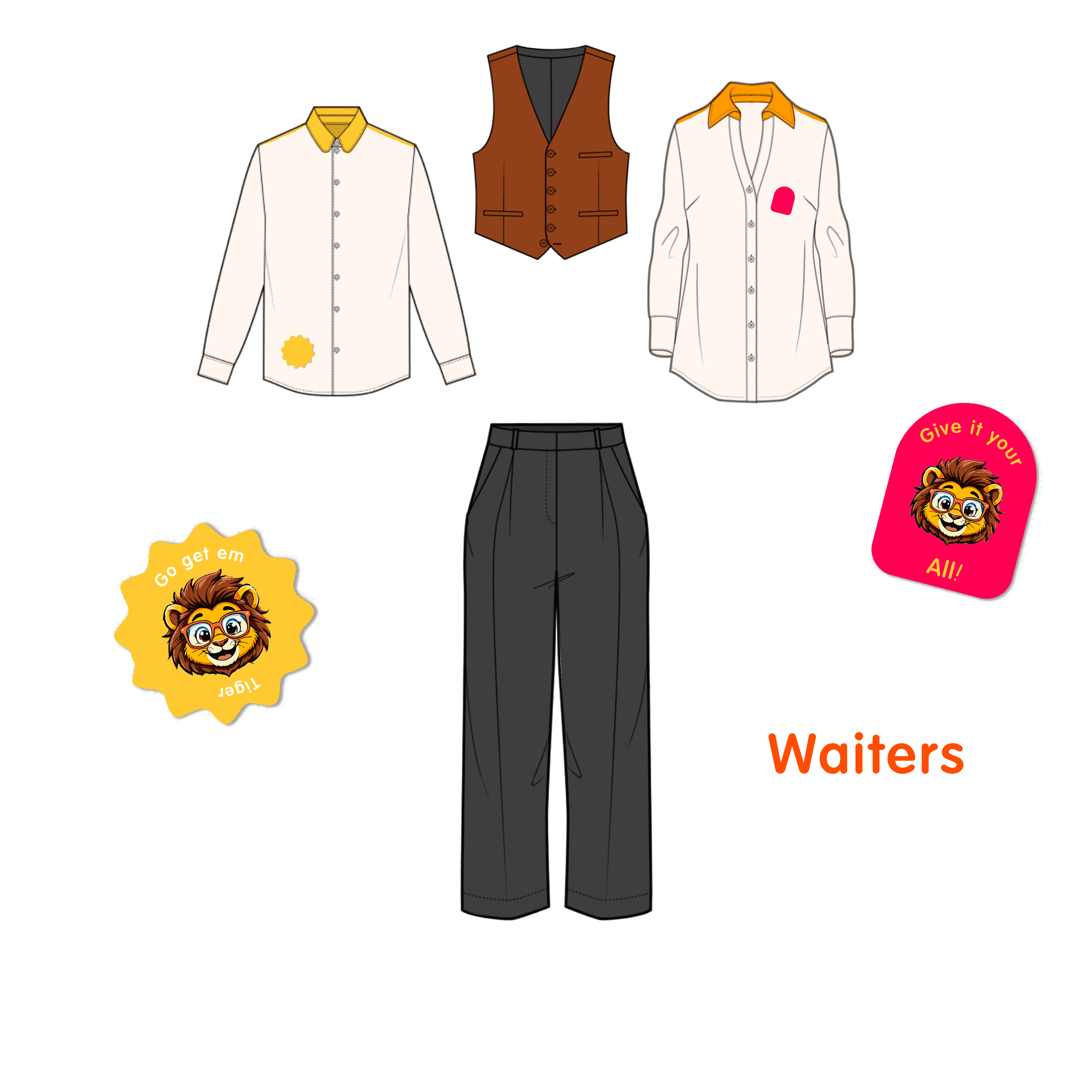 Waiter Uniform Design