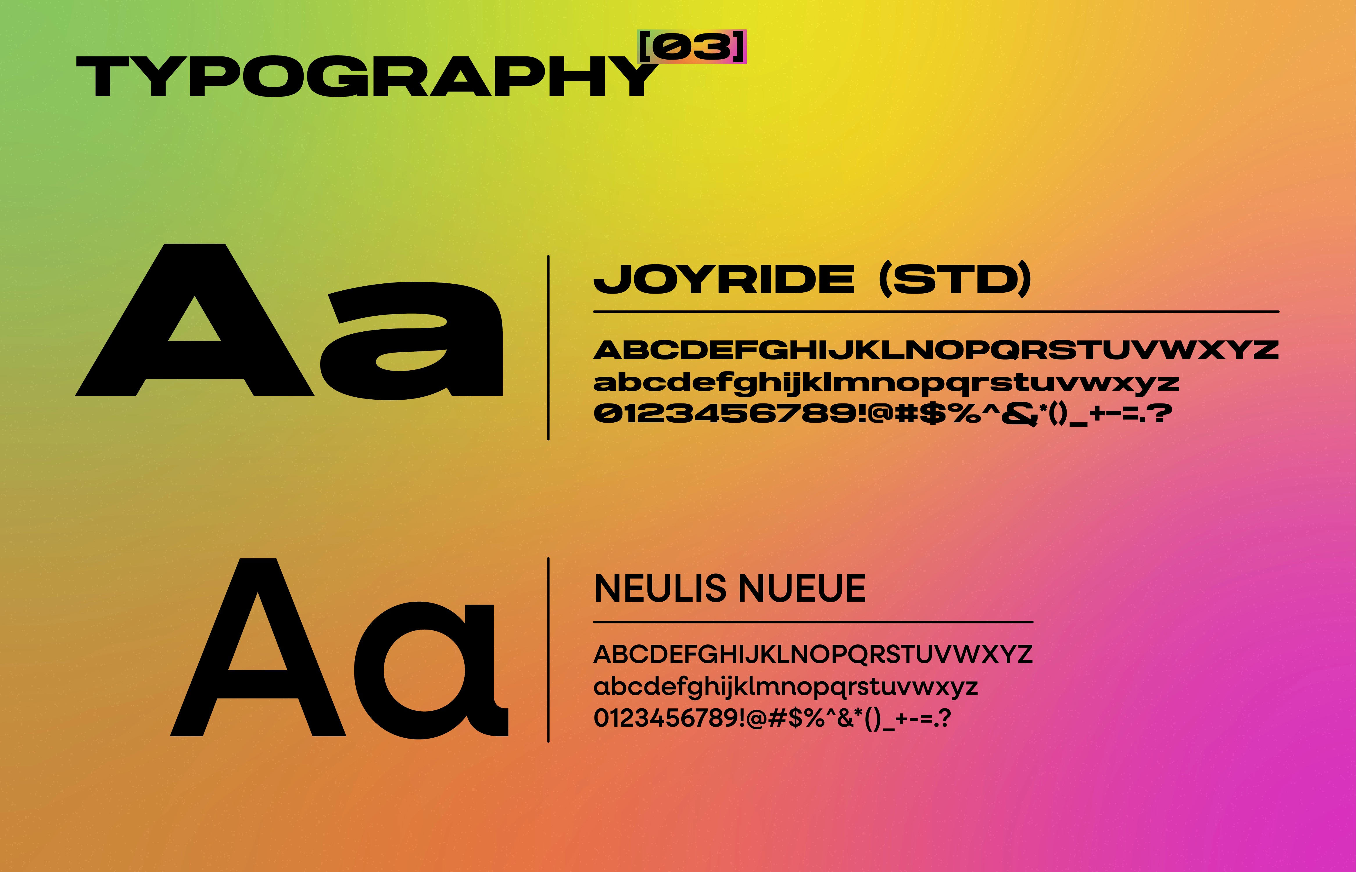 Shows the primary and secondary typography used to make the Beyond the Draft logo.