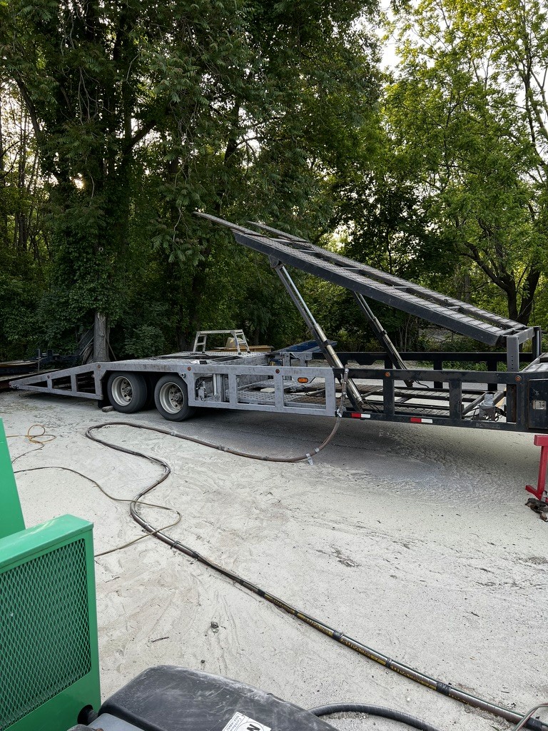 Truck & equipment sandblasting by Rochester Sandblasting