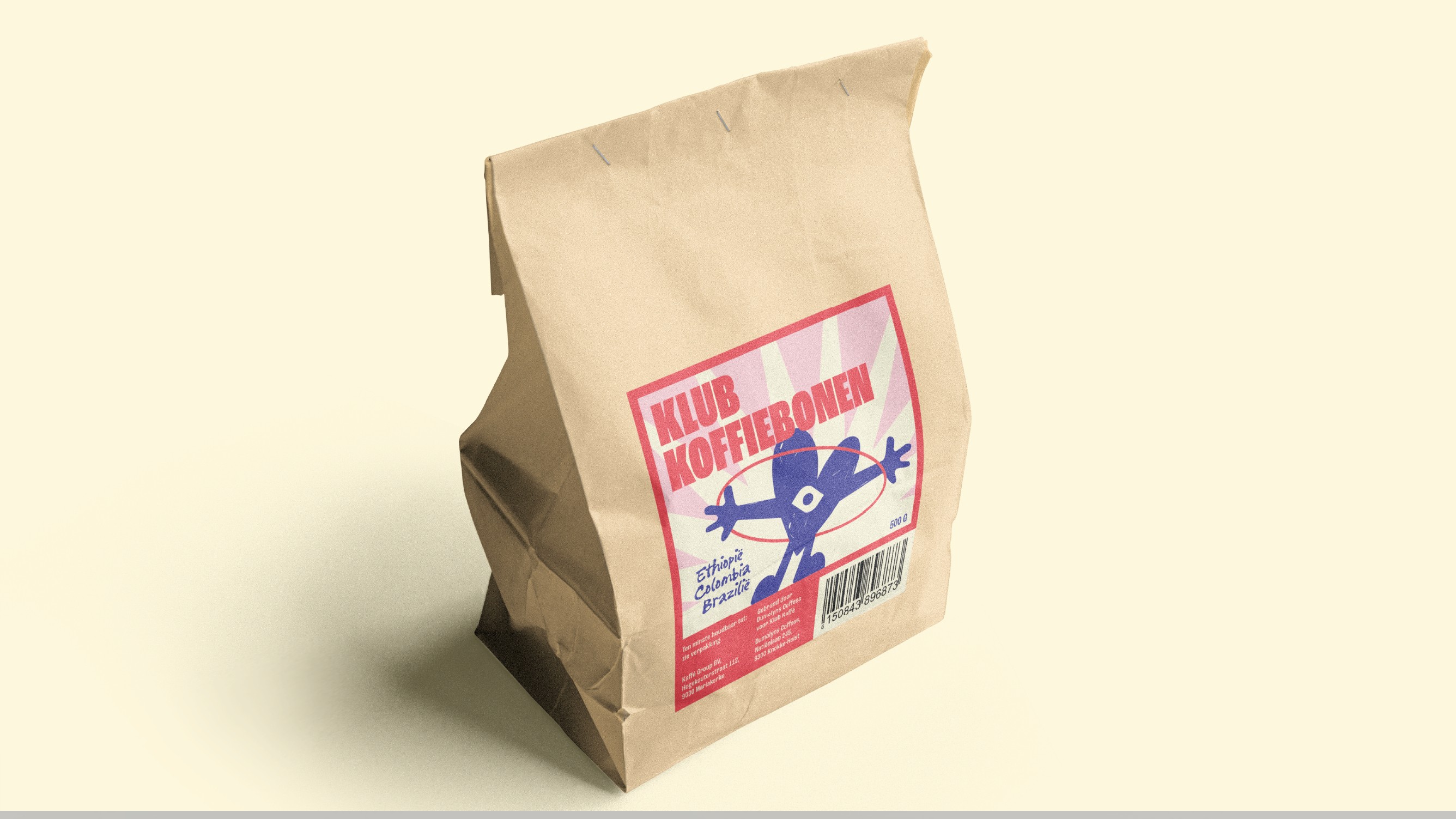Klub Kaffé Gent packaging koffie