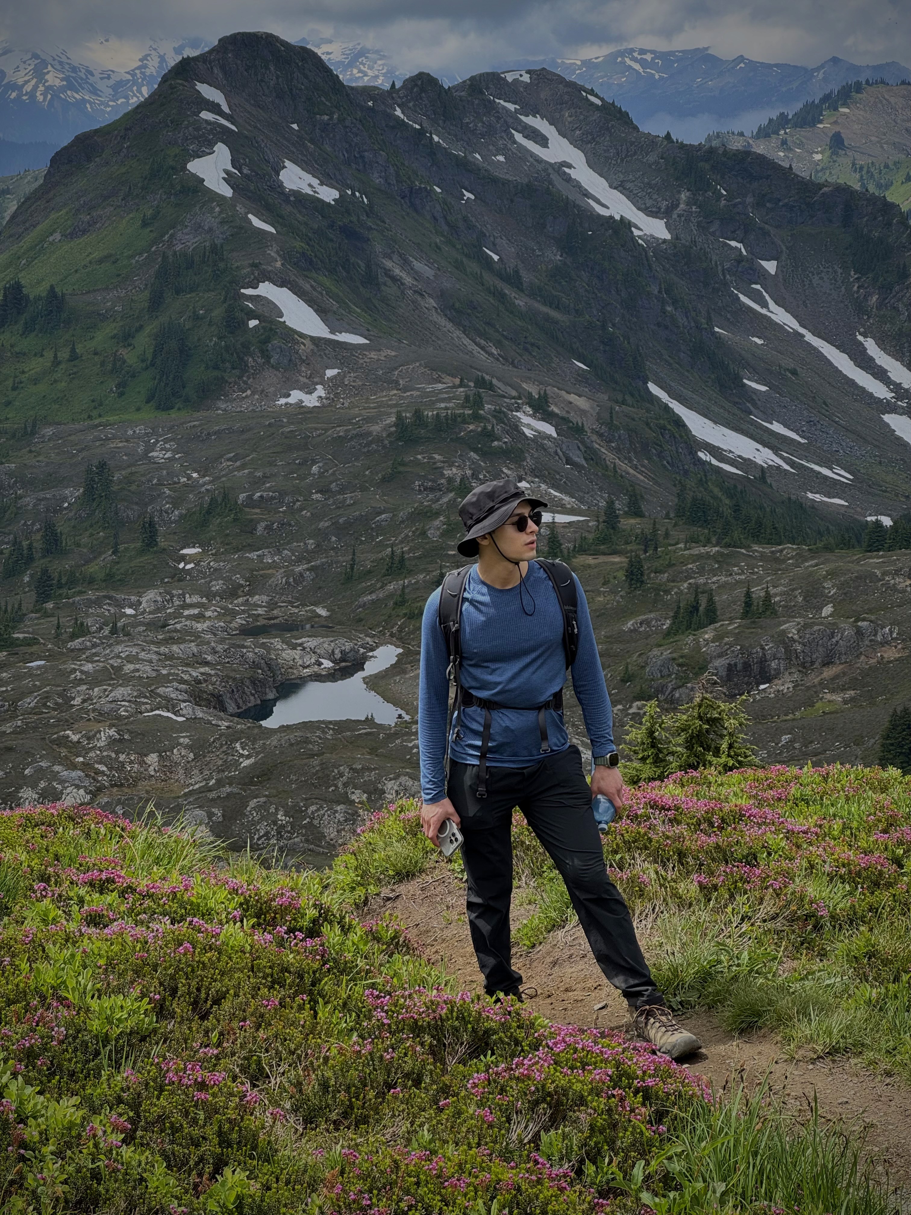 Image of Ben in a field. 
