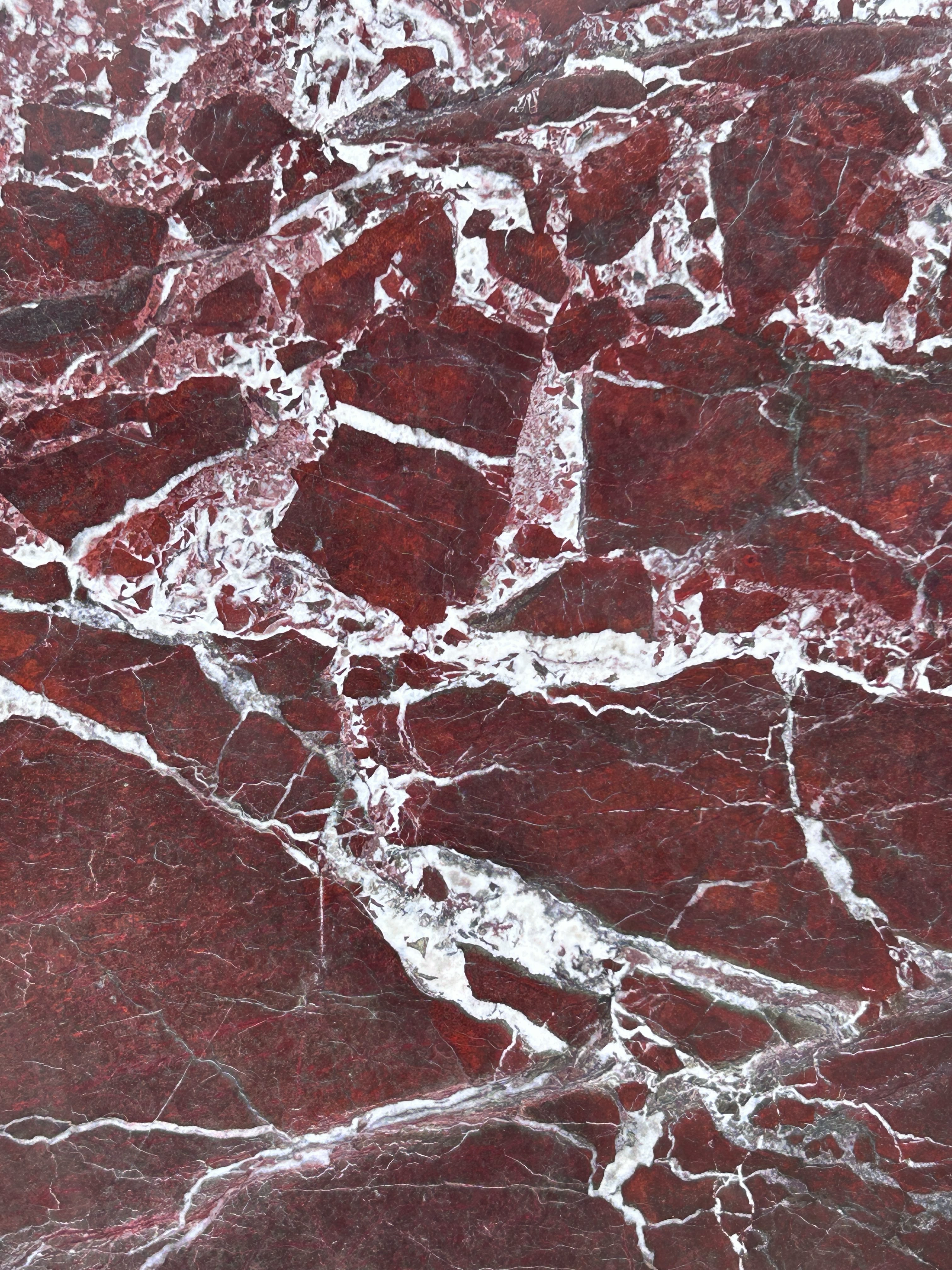 Luxury Rosso Levanto marble for statement tables and high-end interior design projects