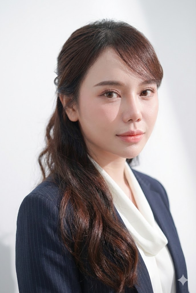 Portrait  of a young girl with glasses