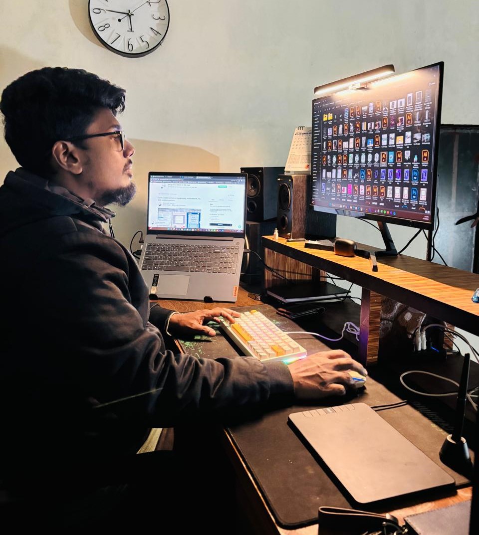 Team workikng for branding project