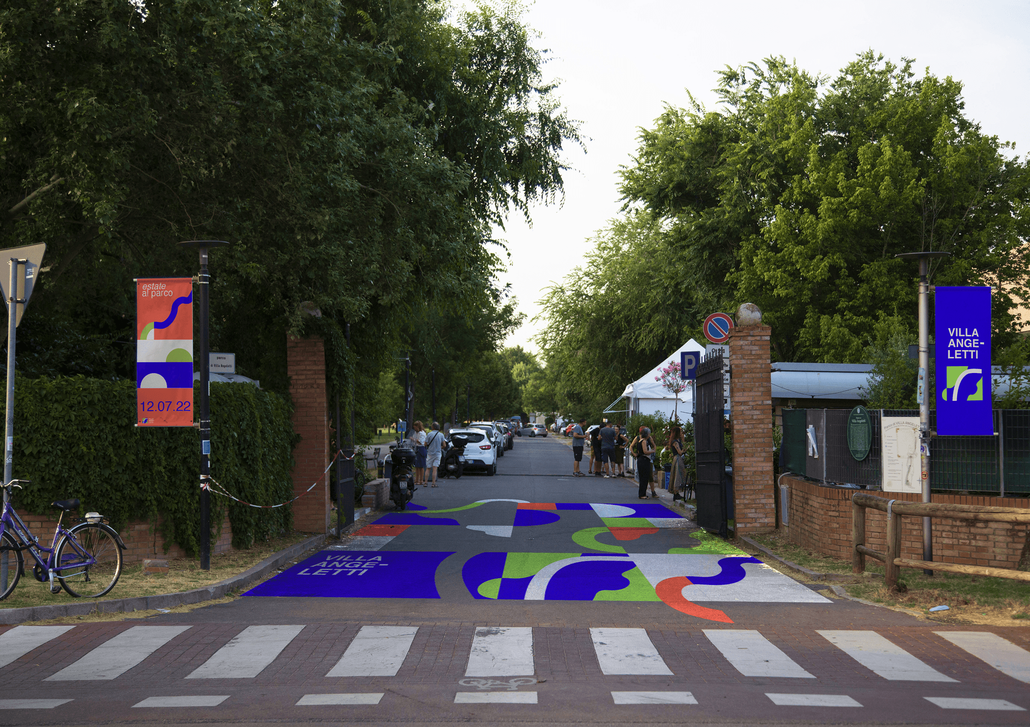 Flyer for Villa Angeletti's park